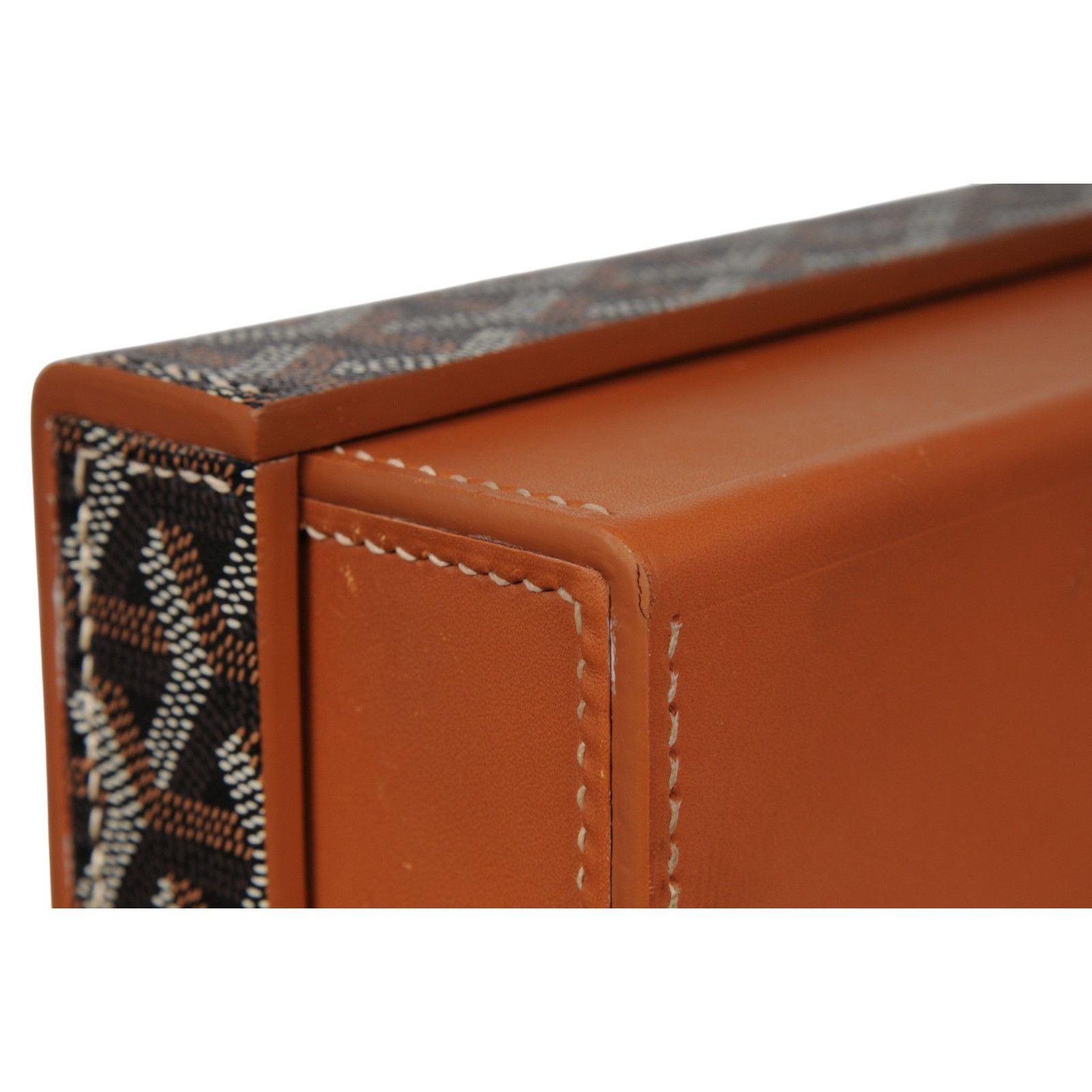 Goyard Montre De Voyage Eight Watch Box Black Tan Travel Trunk Size ONE SIZE - 13 Thumbnail