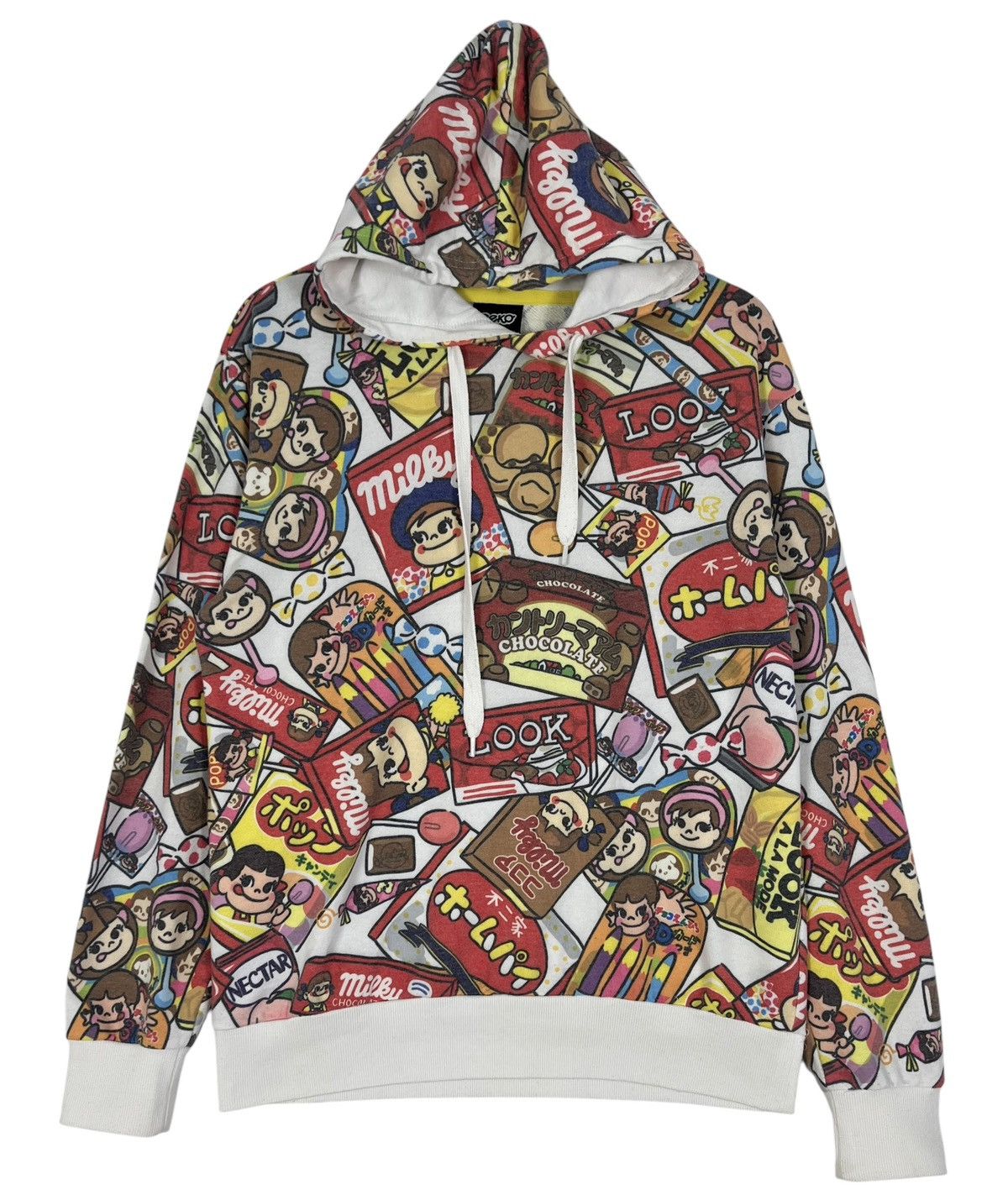 Anime × Cartoon Network × Japanese Brand Sanrio Peko Chan Candy Anime Comic Manga Overprint Hoodie Size US L / EU 52-54 / 3 - 1 Thumbnail