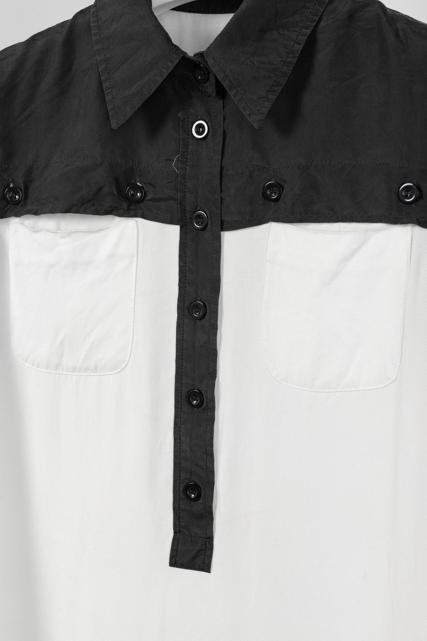 See by Chloe See by Chloe Black & White Polo A-Line Mini Dress Size S / US 4 / IT 40 - 7 Thumbnail