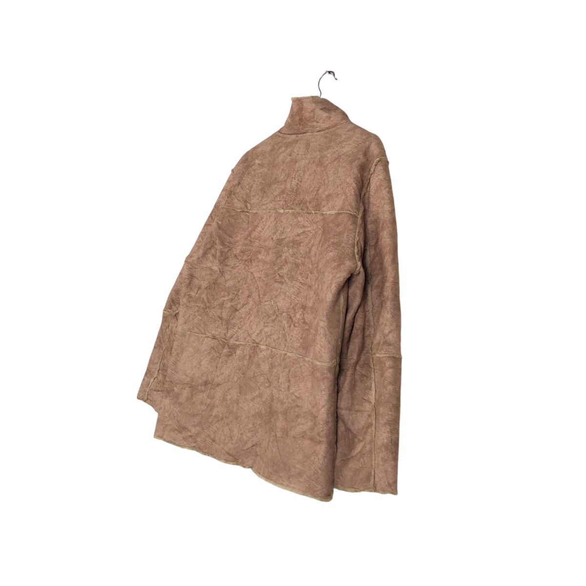 Japanese Brand 📌Vintage Leather Jacket Villand Mink Fur Shearling Blanket Size US L / EU 52-54 / 3 - 11 Thumbnail