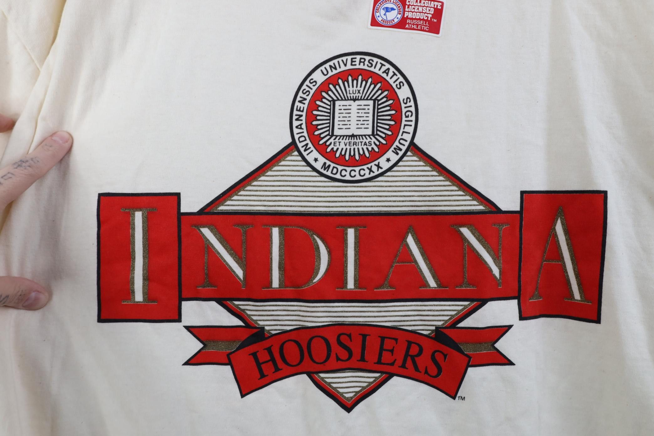 Russell Athletic Deadstock Vintage 90s Russell Athletic University T-Shirt Size US XXL / EU 58 / 5 - 4 Thumbnail