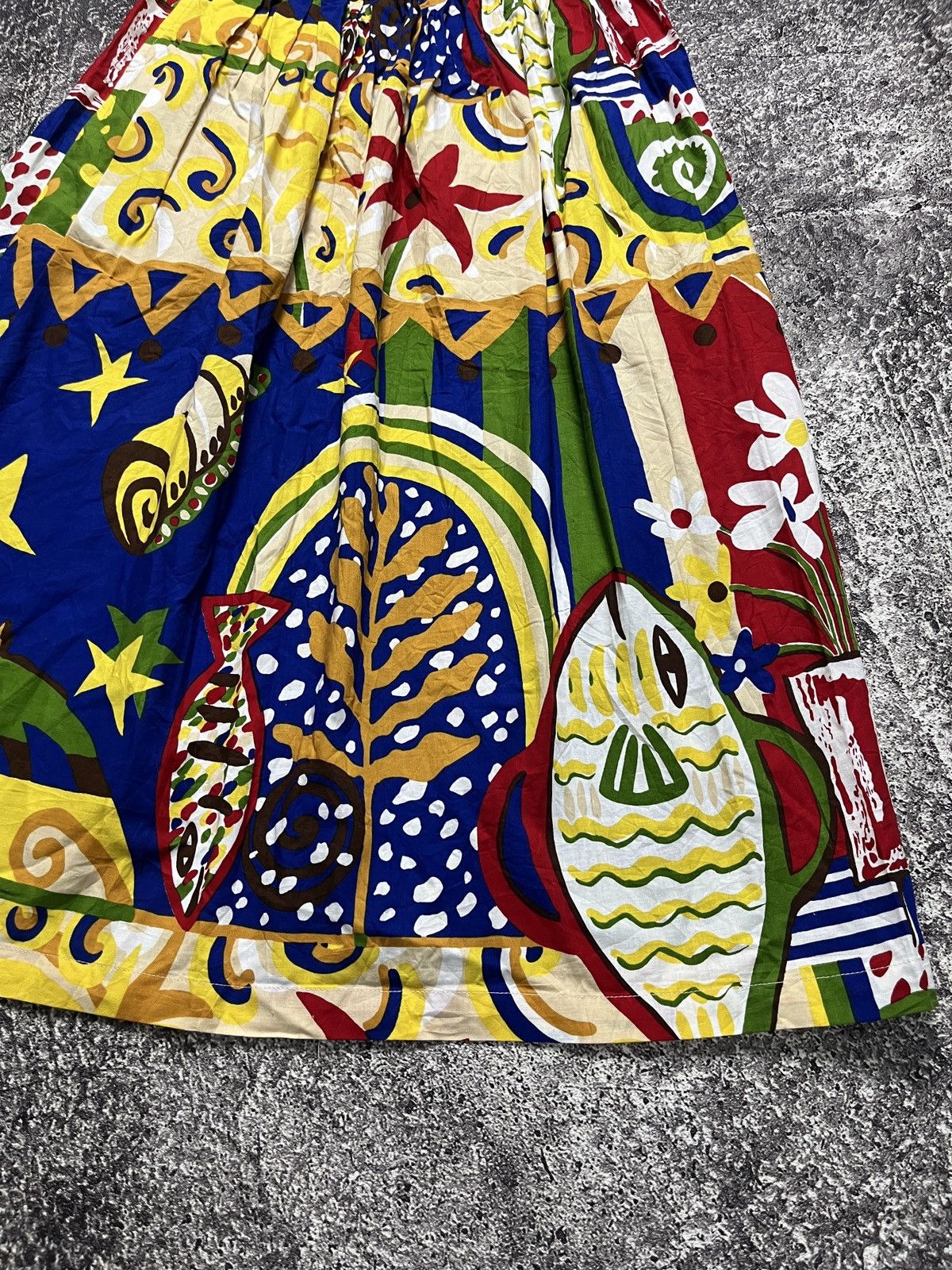 Issey Miyake 90s issey miyake maxi skirt multi collor Size 25" / US 0 / IT 36 - 2 Thumbnail