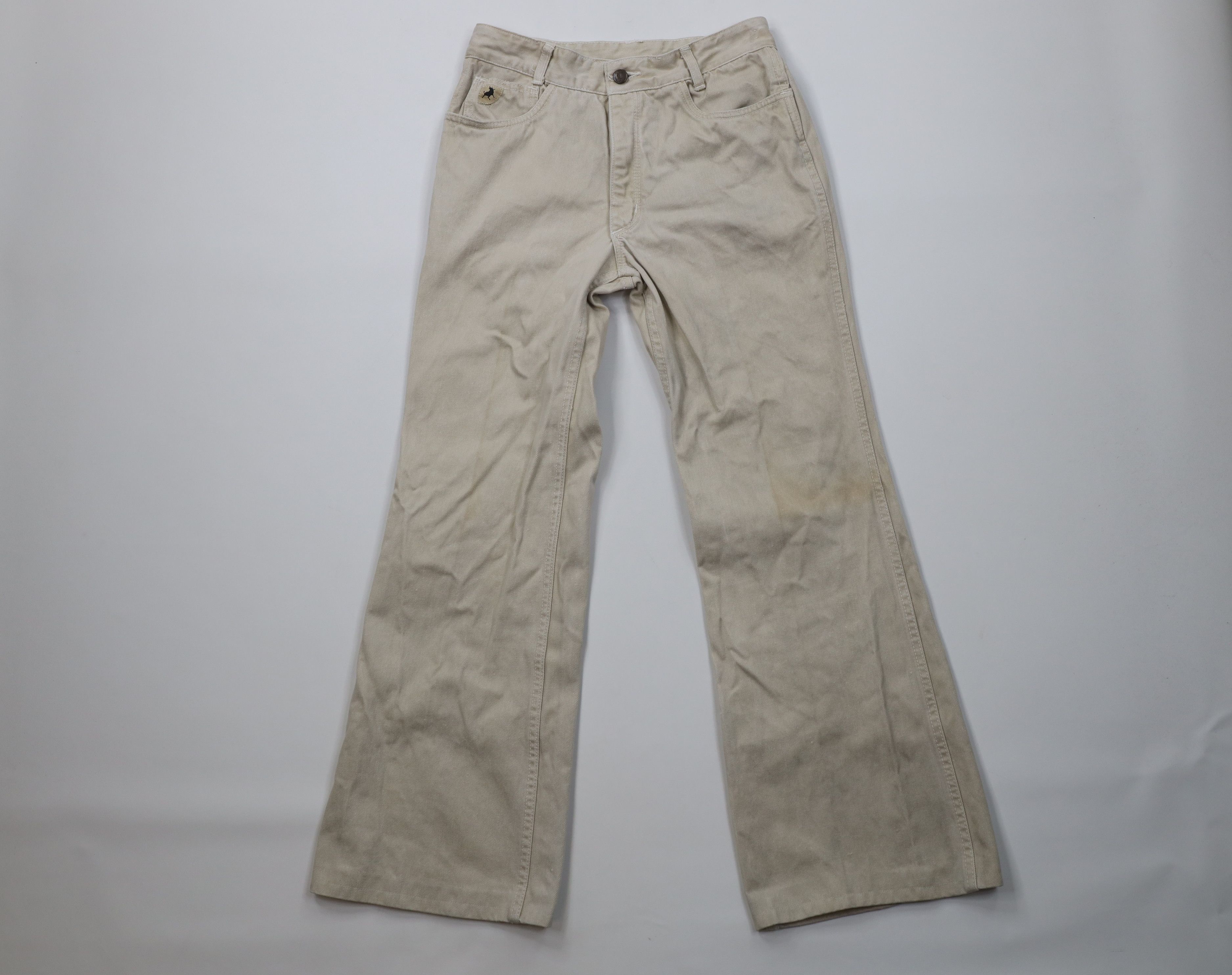 Vintage Vintage 70s Streetwear Wide Leg Bell Bottoms Denim Jeans Size US 29 - 1 Thumbnail