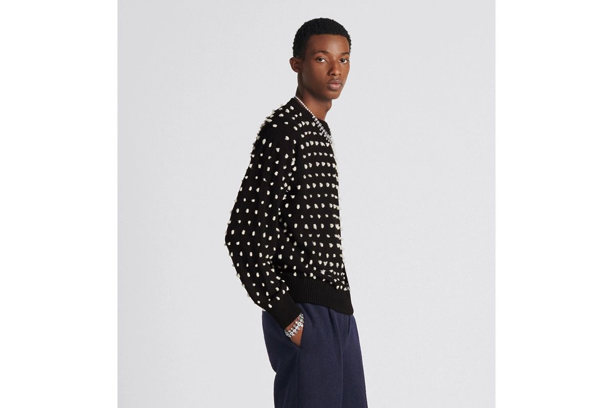 Dior o1bcso1str1124 Round-Neck Sweater in Black Size US M / EU 48-50 / 2 - 5 Thumbnail