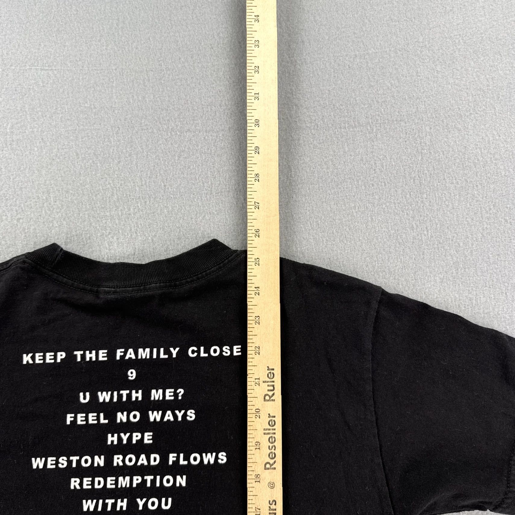 Vintage Drake Views Shirt Mens Small Black Alstyle Rap Hip Hop Album Tour Tracklist Tee Size US S / EU 44-46 / 1 - 5 Thumbnail