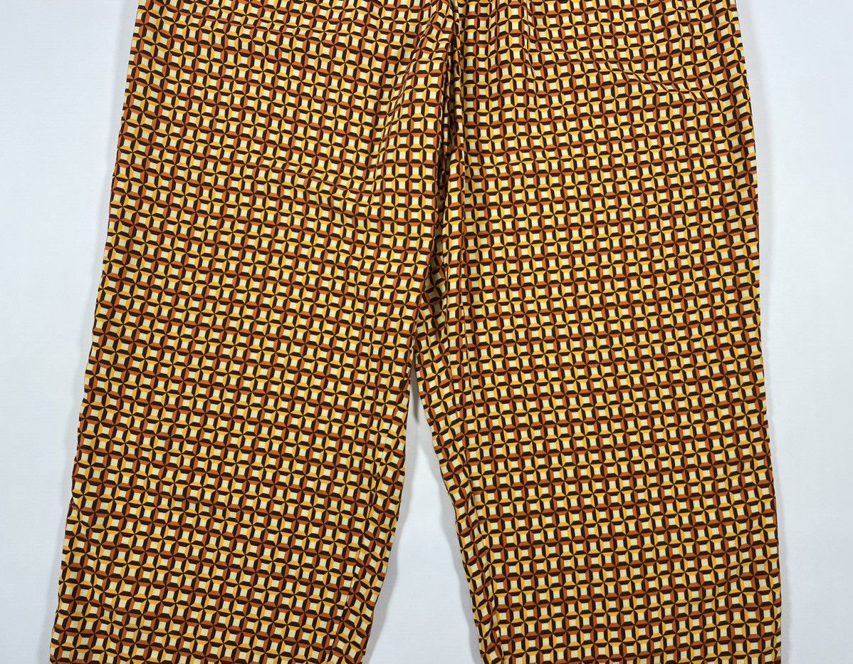 Dries Van Noten 70s Print Wide Leg Utility Trousers Size US 36 / EU 52 - 8 Thumbnail