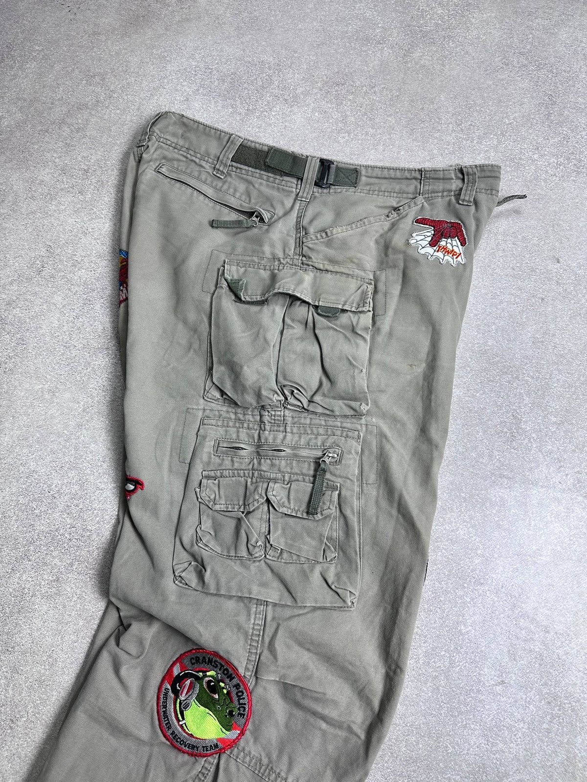 Vintage Vintage Molecule Baggy Patchwork Cargo Pants 35 Size US 35 - 14 Thumbnail