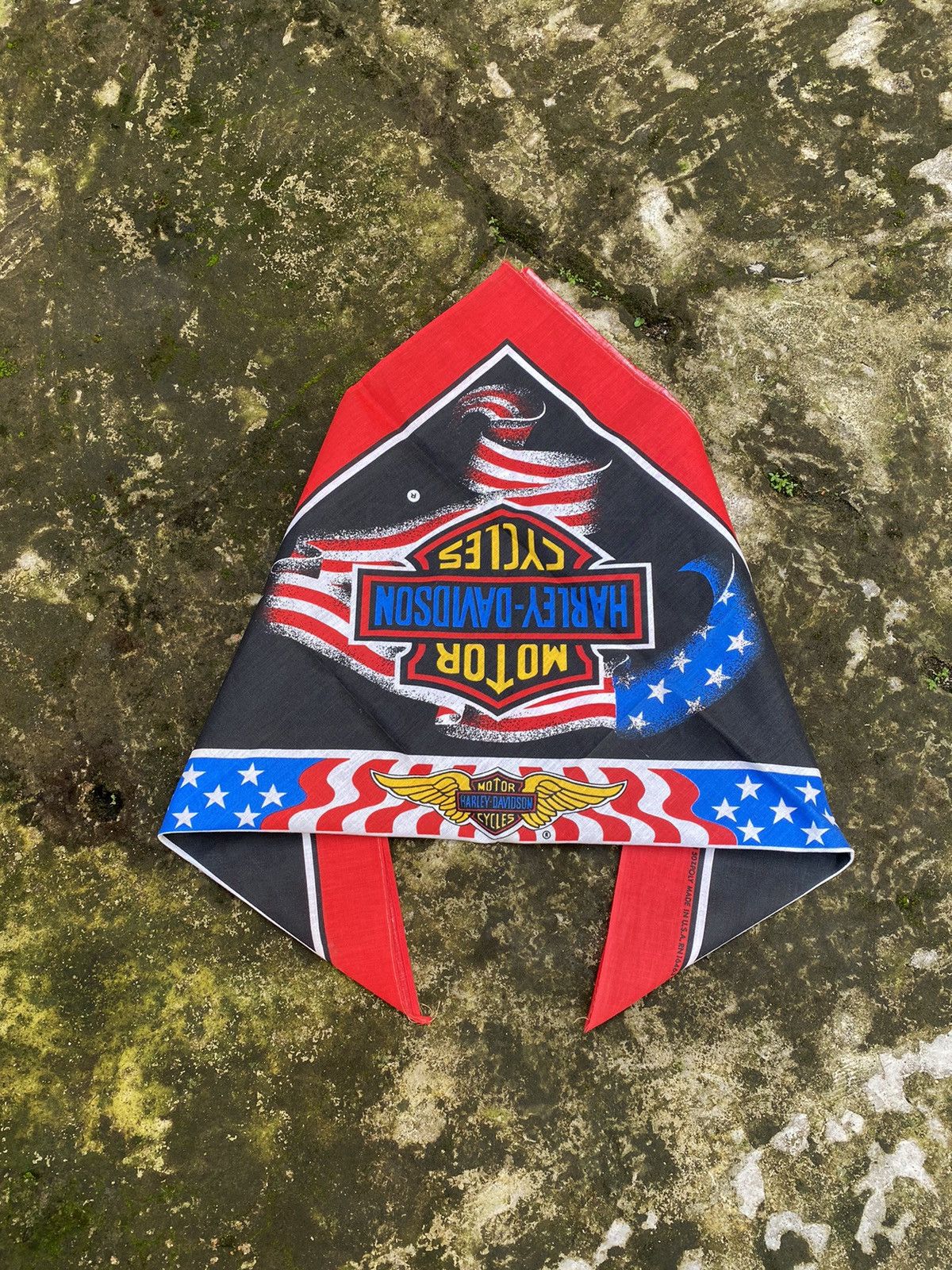 Harley Davidson × Vintage Vintage Harley Davidson bandana Size ONE SIZE - 2 Thumbnail