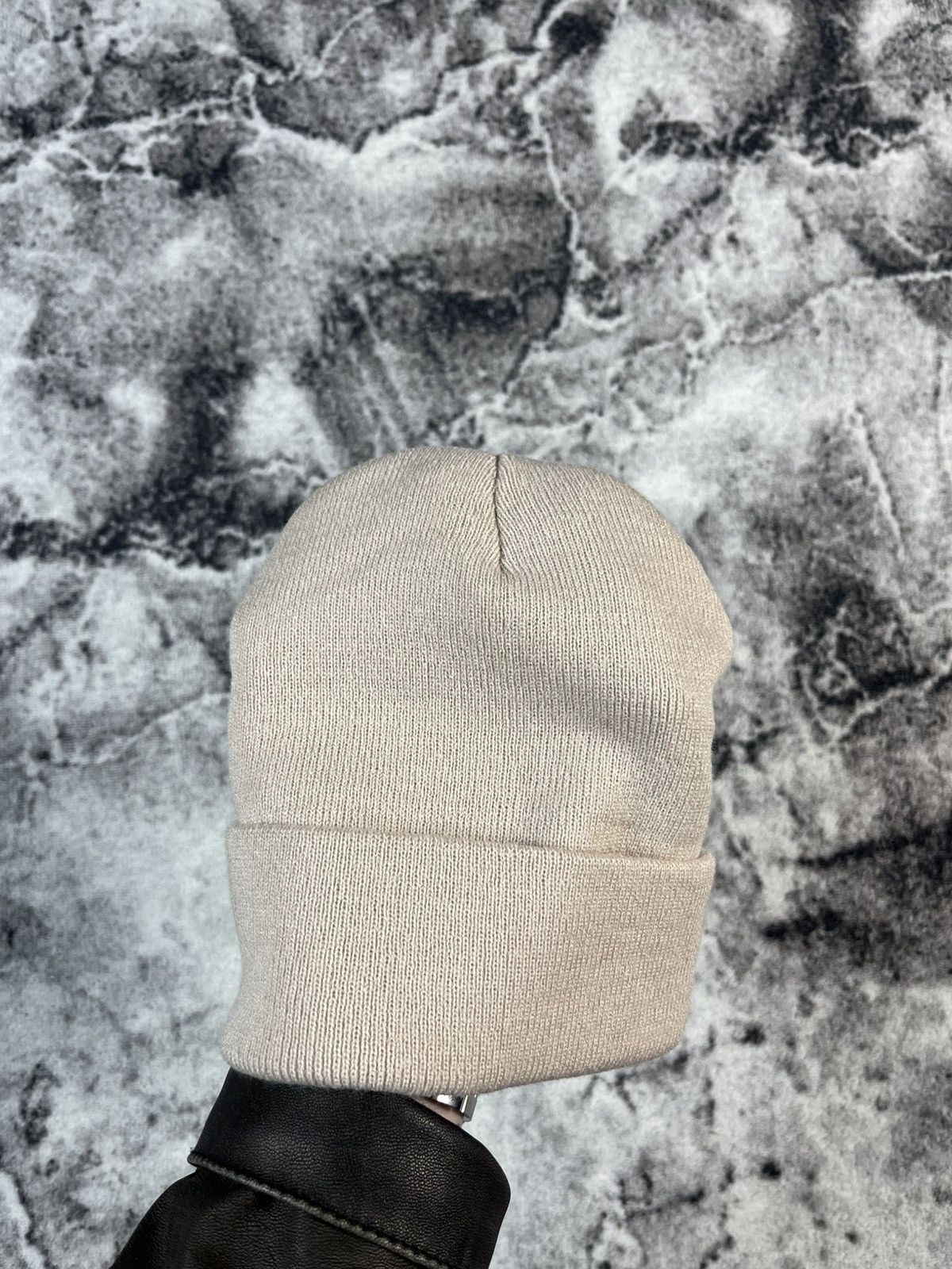 Playboy Playboy Bunny Logo Beanie Cream Knit Hat Size ONE SIZE - 3 Thumbnail