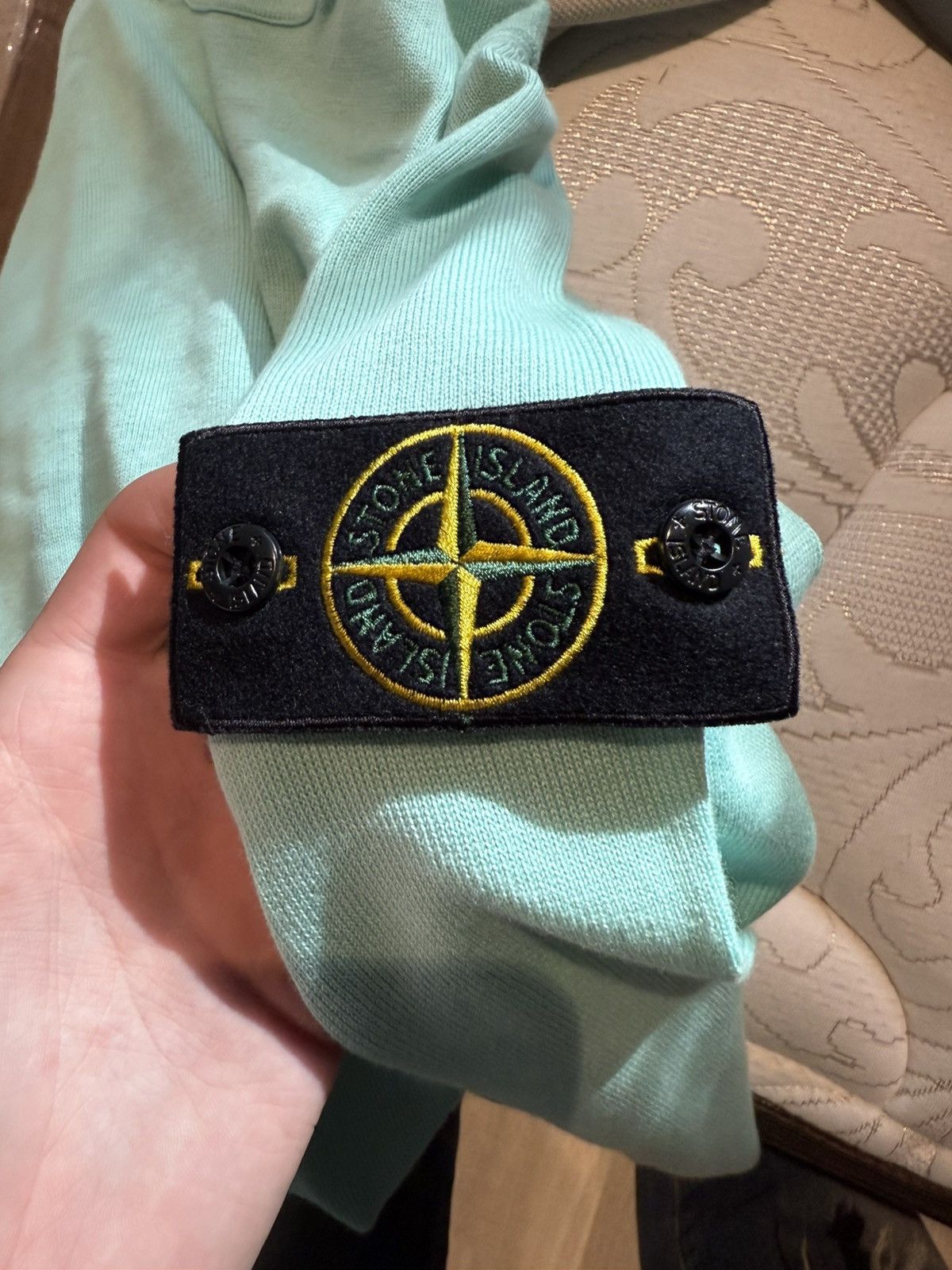 Stone Island Teal light pull over Size US XL / EU 56 / 4 - 3 Thumbnail