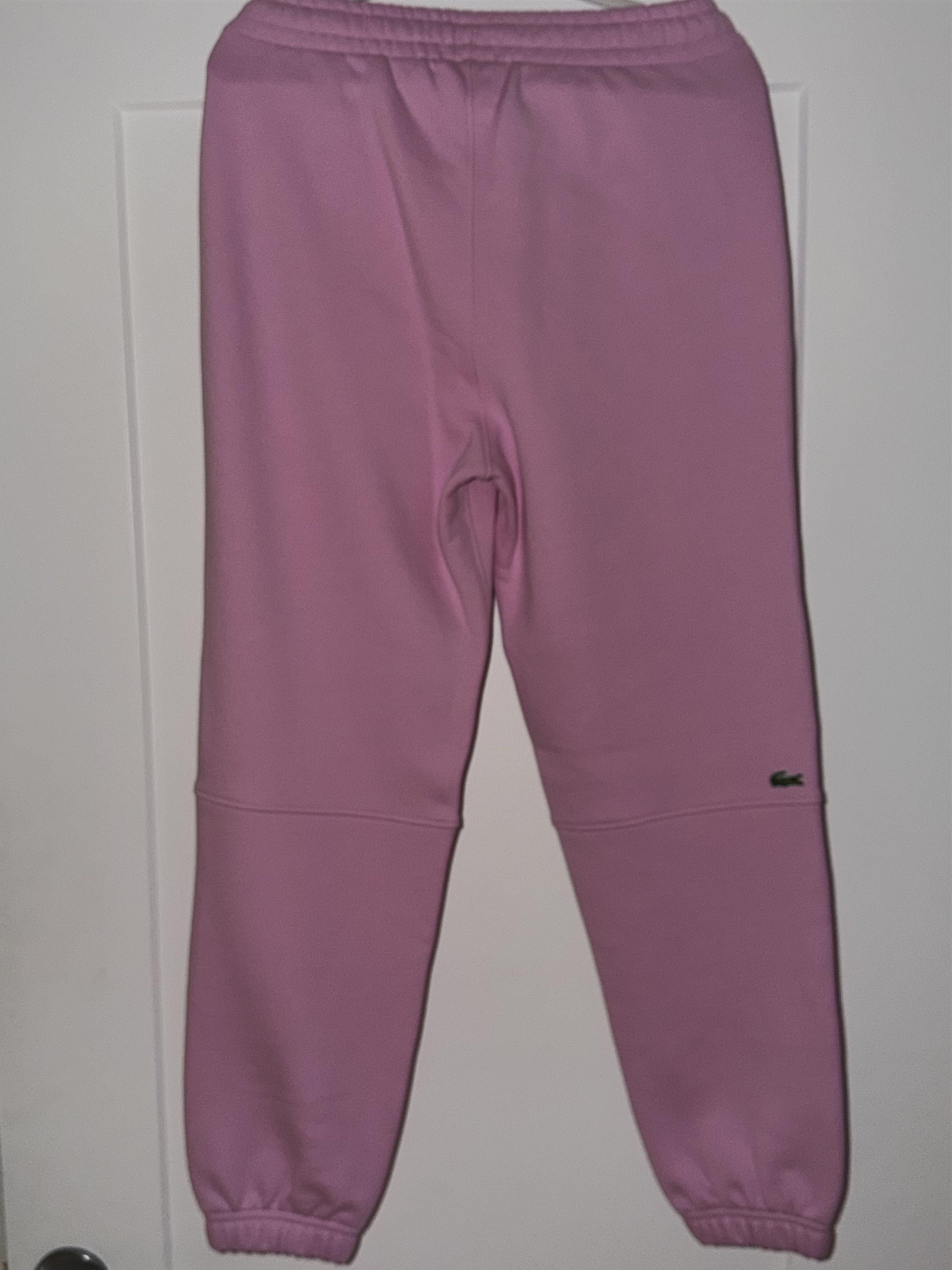 Lacoste Unisex Organic Cotton Fleece Sweatpants Size XS (Fits 31-33) Size US 32 / EU 48 - 2 Thumbnail