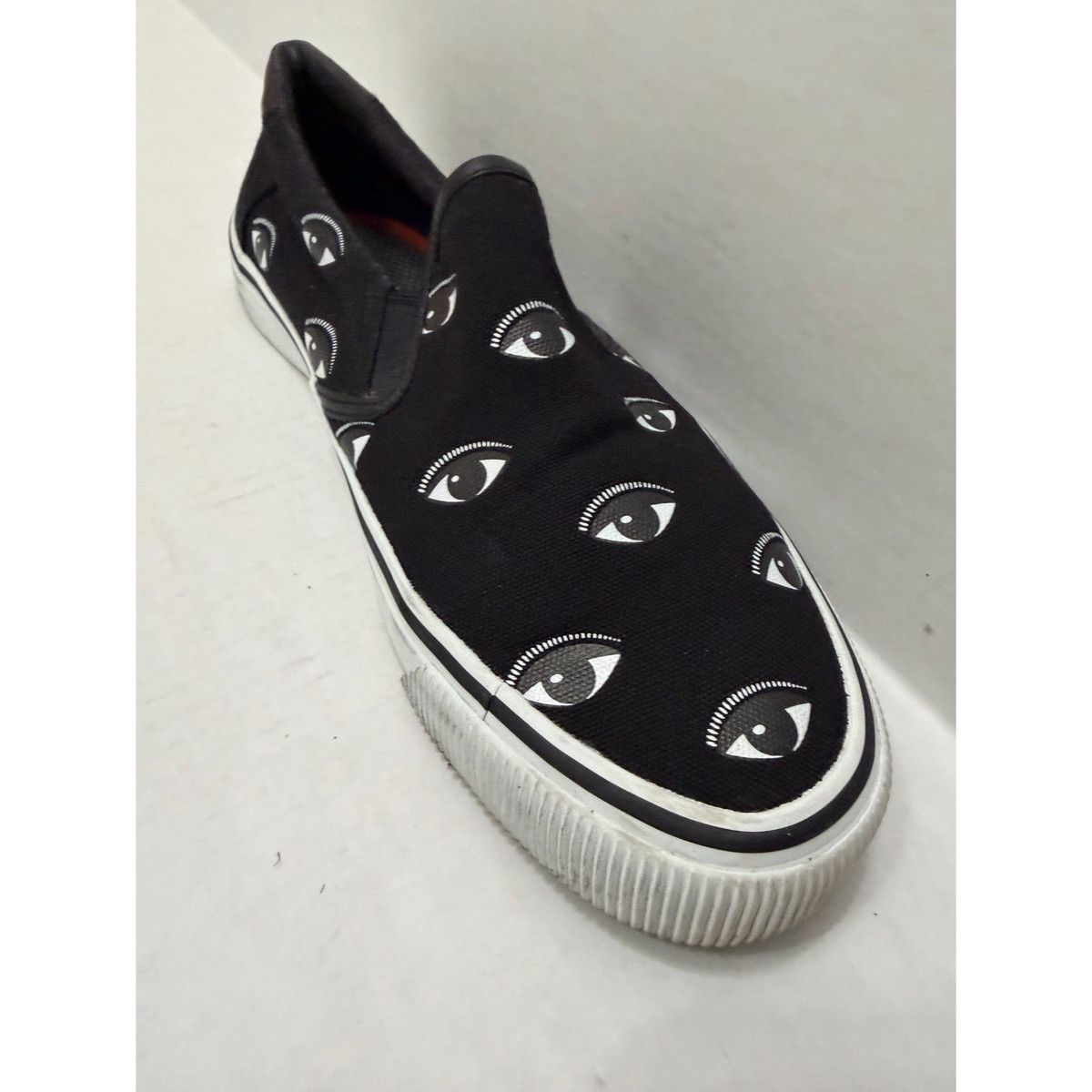 Kenzo KENZO EYE 👁️ BLACK SLIP ON SNEAKERS Size US 9 / EU 42 - 3 Thumbnail