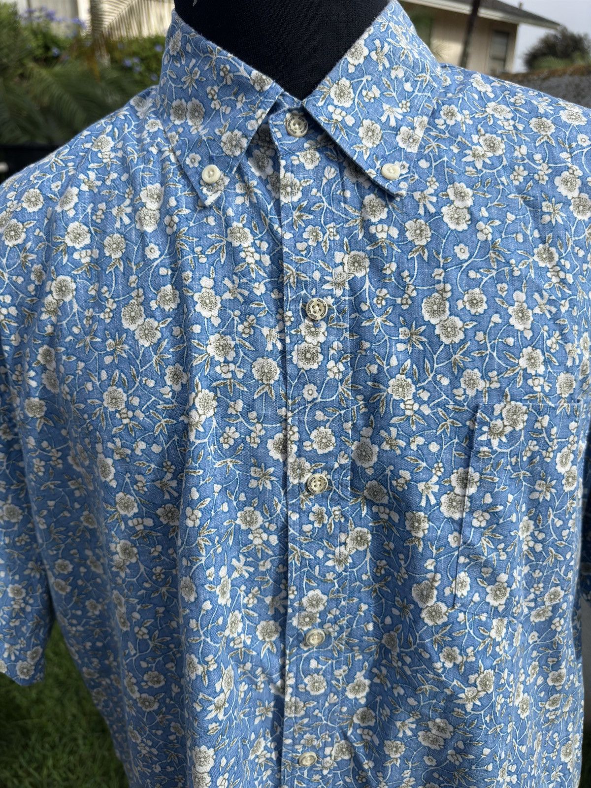 Reyn Spooner PreOwned Reyn Spooner Classic Blue Hawaiian Print Men's XL Size US XL / EU 56 / 4 - 3 Thumbnail