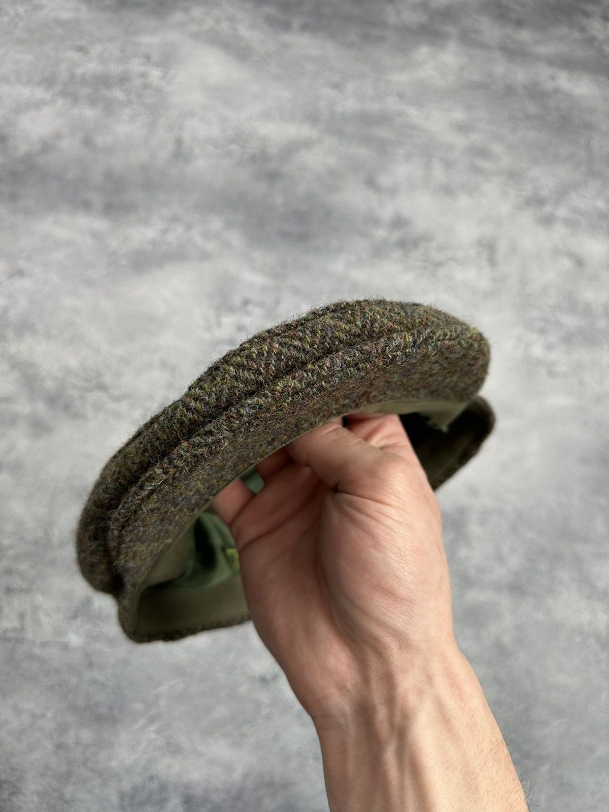 Harris Tweed Vintage Harris Tweed Wool Flat Cap Bond Bakerboy Y2K Hat M Size ONE SIZE - 6 Thumbnail