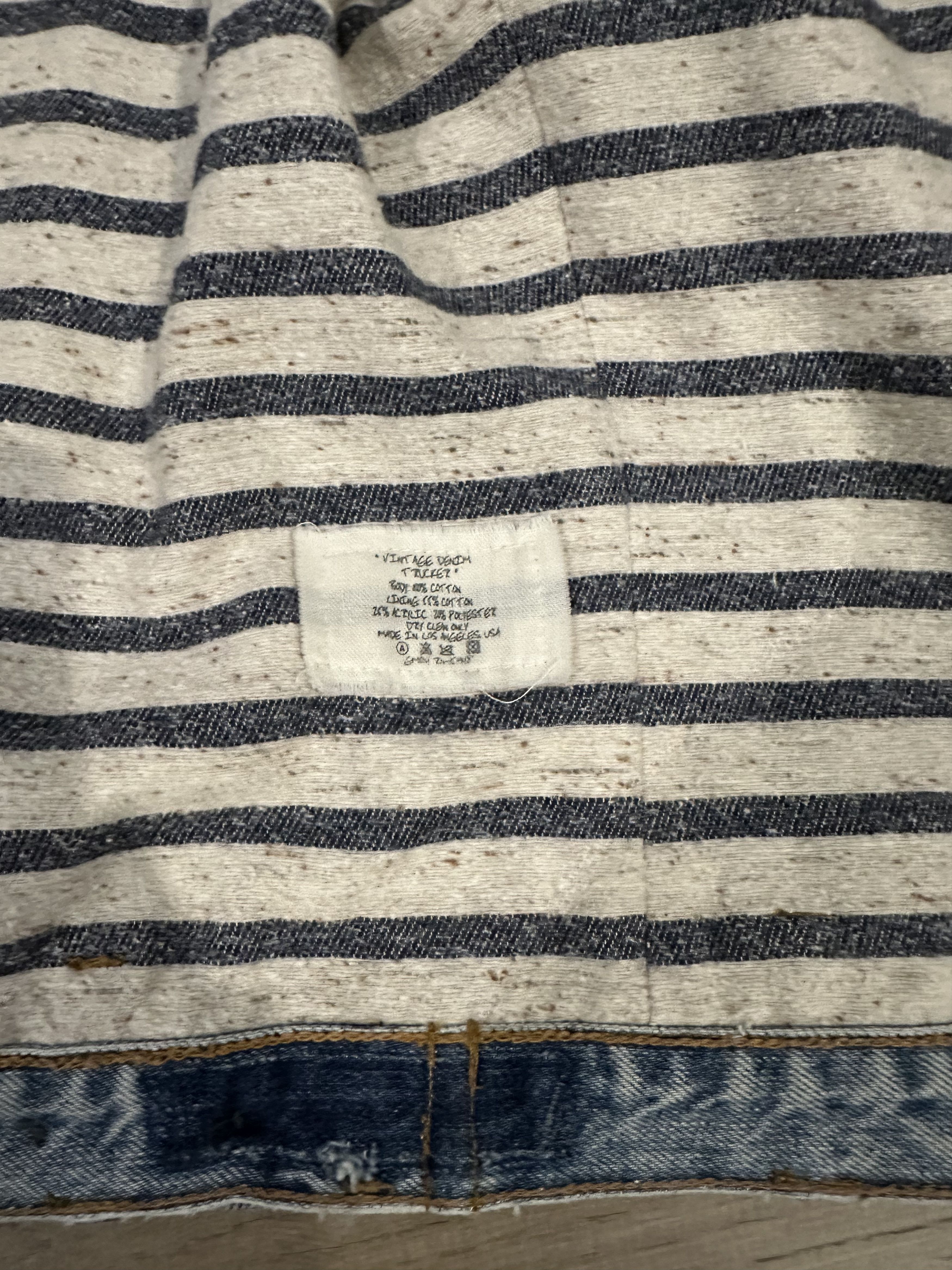 Greg Lauren Vintage denim trucker Size US XL / EU 56 / 4 - 5 Thumbnail