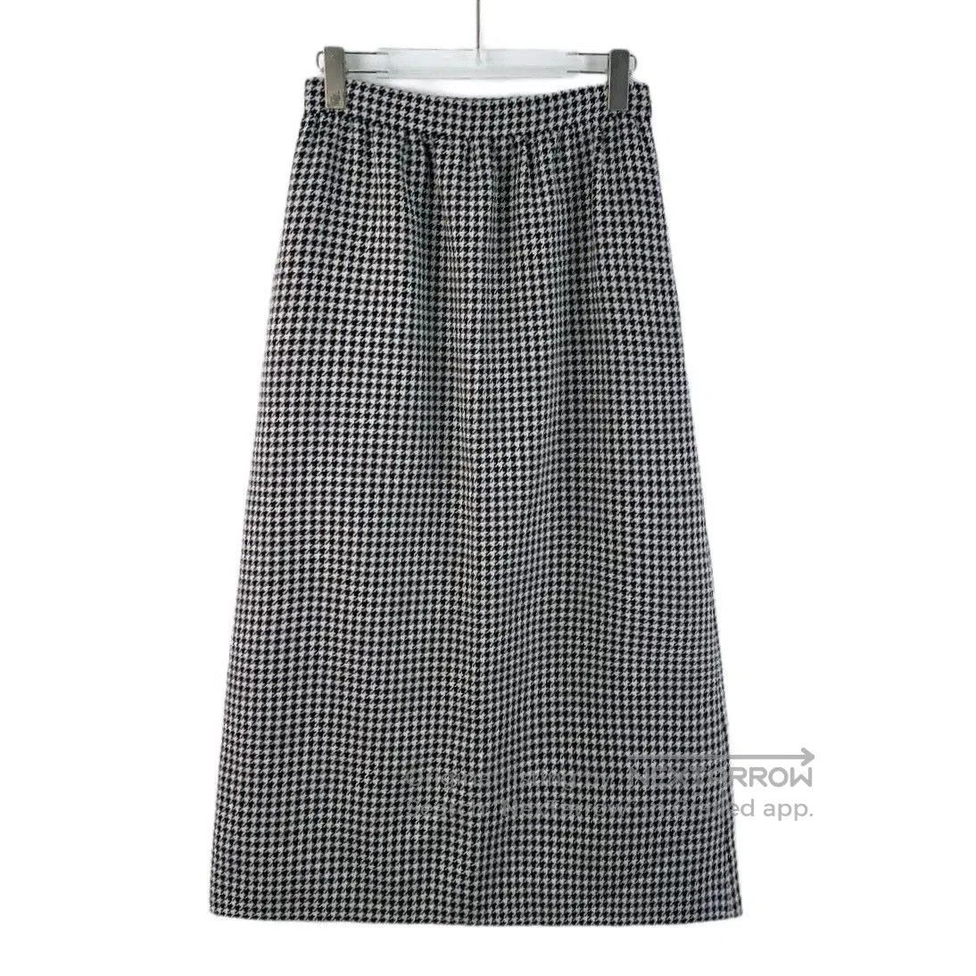 Dior Dior Colorblock Houndstooth Wool Knit Skirt. Size 37" - 1 Thumbnail
