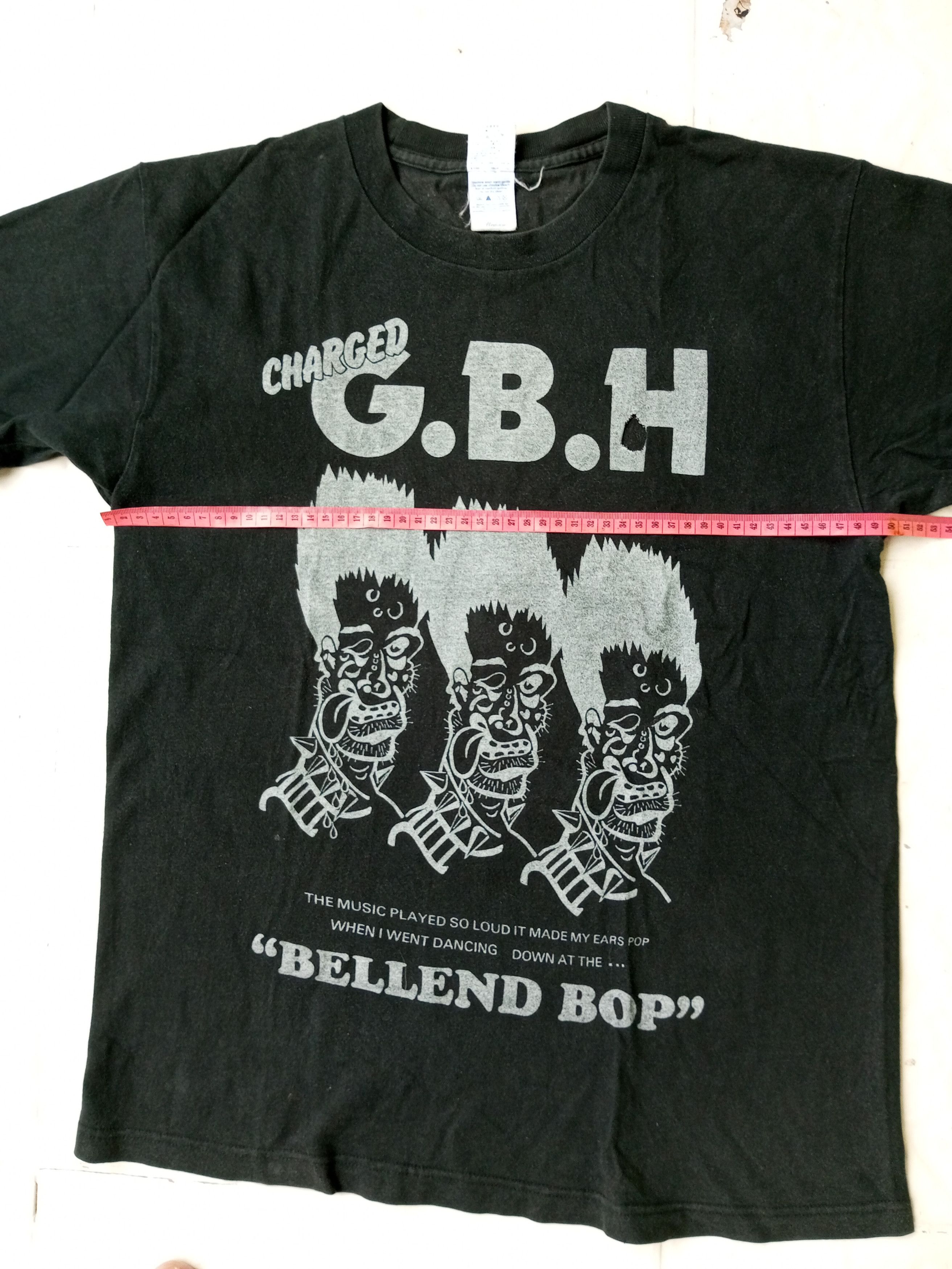 Band Tees GBH punkrock tee Japan production Size US M / EU 48-50 / 2 - 13 Thumbnail
