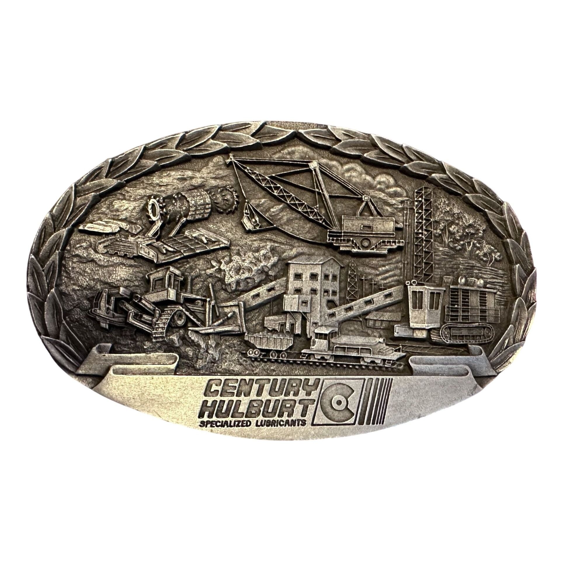 Vintage Vtg Belt Buckle Century Hulburt Specialized Lubricants 1983 Size ONE SIZE - 1 Thumbnail
