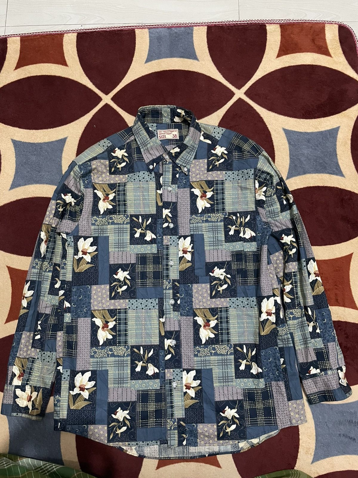 Japanese Brand shirt sky walk ranch department Size US L / EU 52-54 / 3 - 1 Thumbnail