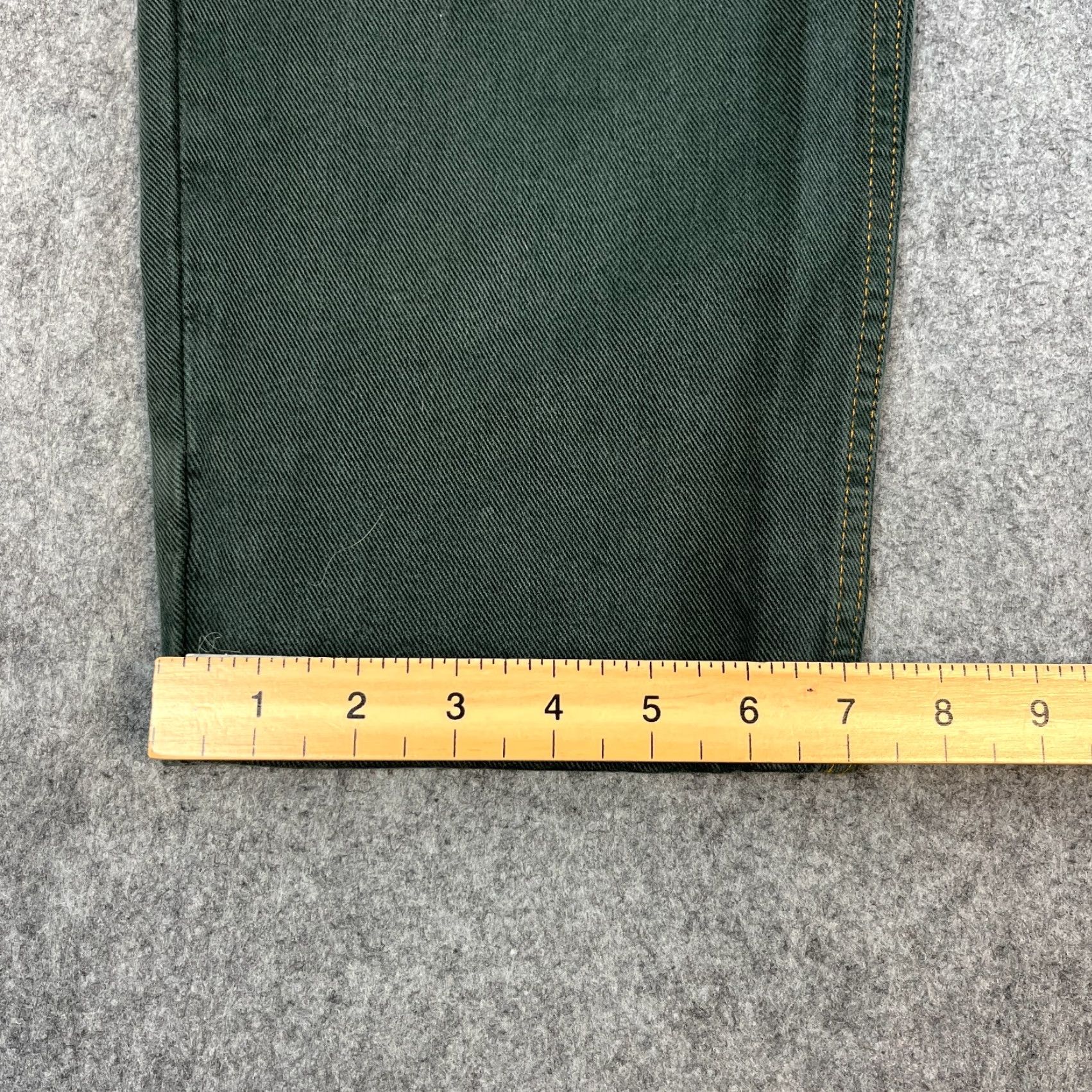 Hugo Boss VINTAGE Hugo Boss Jeans Regular Tapered 32 32 Green 90s Mens Denim 5-Pocket Design Cotton Baggy? (Adaptation: remove uncertain) Size US 32 / EU 48 - 3 Thumbnail