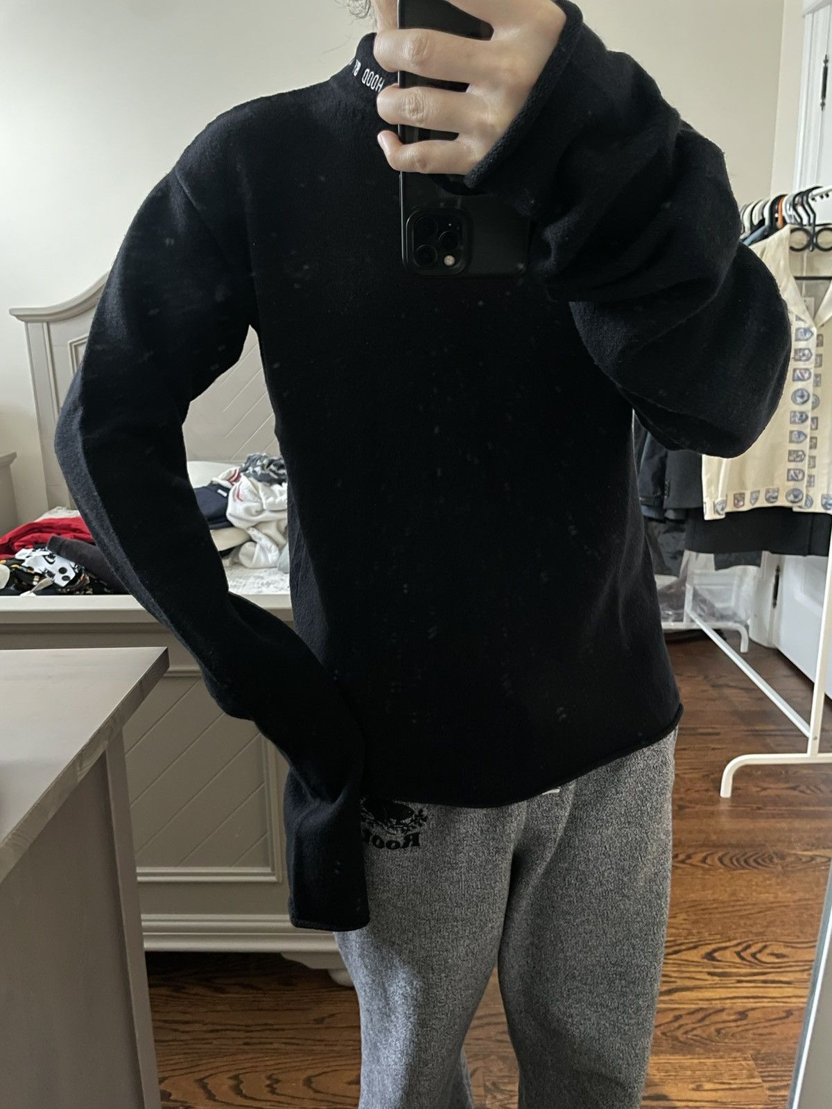 Hood By Air HBA Hood by Air extra long sleeves sweater Size US L / EU 52-54 / 3 - 3 Thumbnail