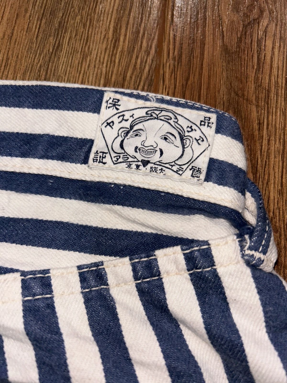 Evisu Evisu Hickory Denim Shortpants Size US 32 / EU 48 - 2 Thumbnail