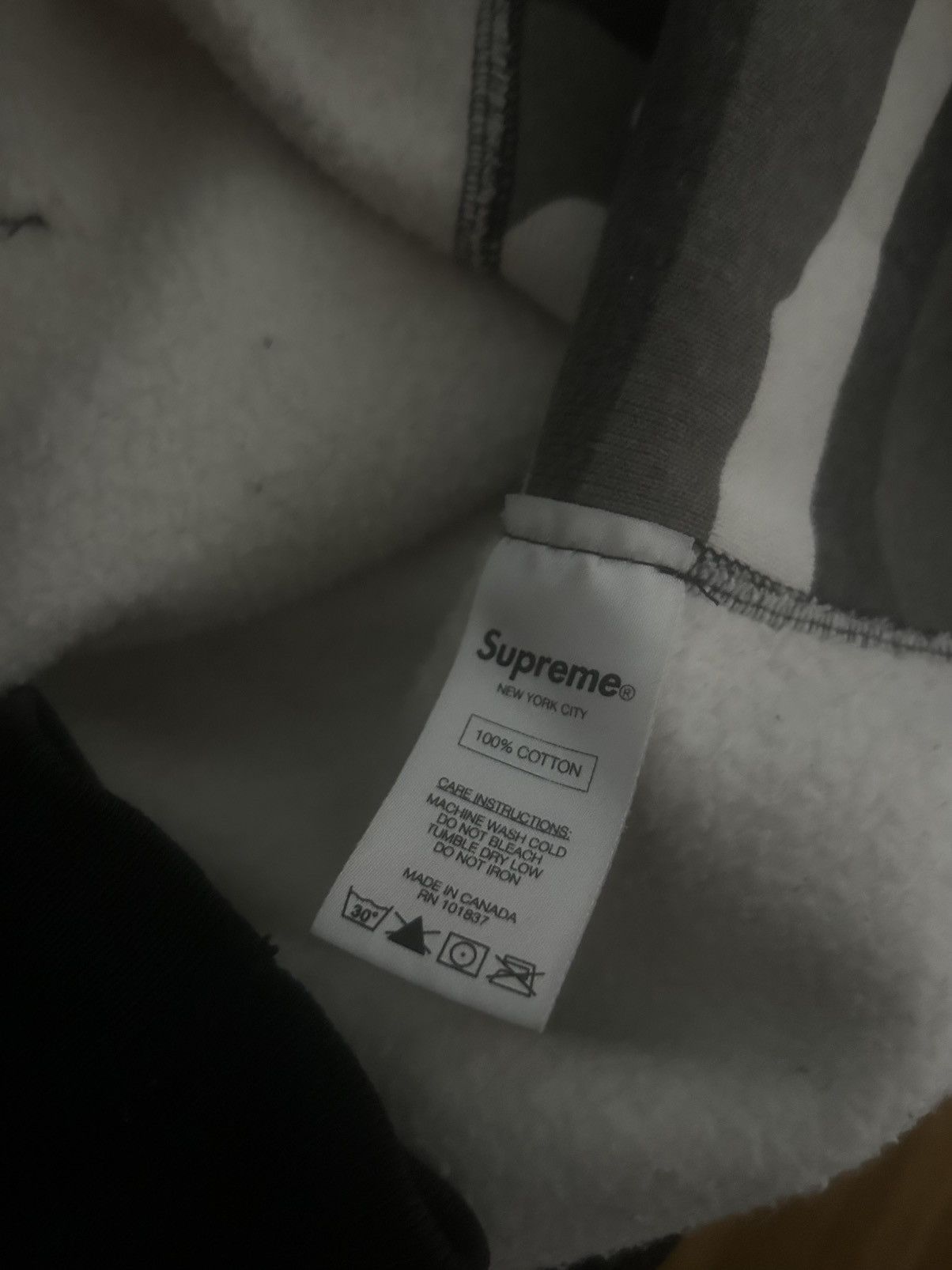 Supreme Supreme FW13' Snow Camo Box Logo Hoodie Size US L / EU 52-54 / 3 - 8 Thumbnail