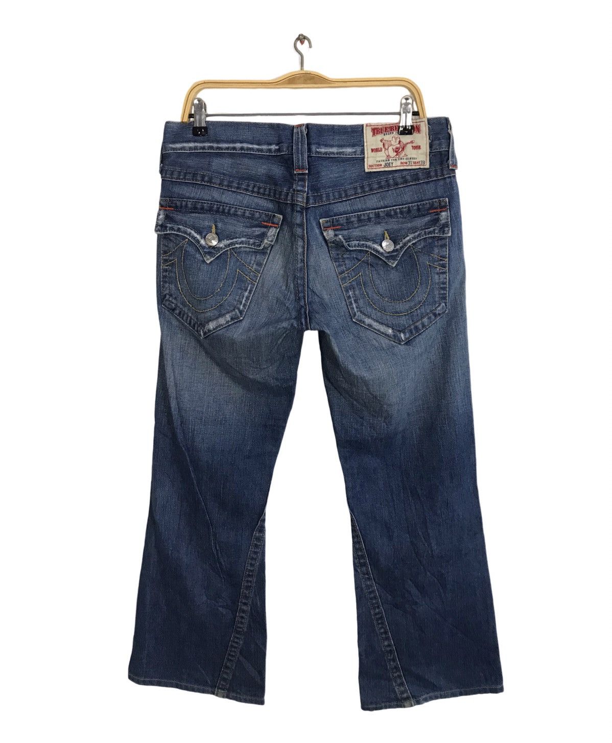 True Religion True Religion Joey Usa Flaps Pocket Low Rise Fits 31 32 Size US 31 - 2 Thumbnail