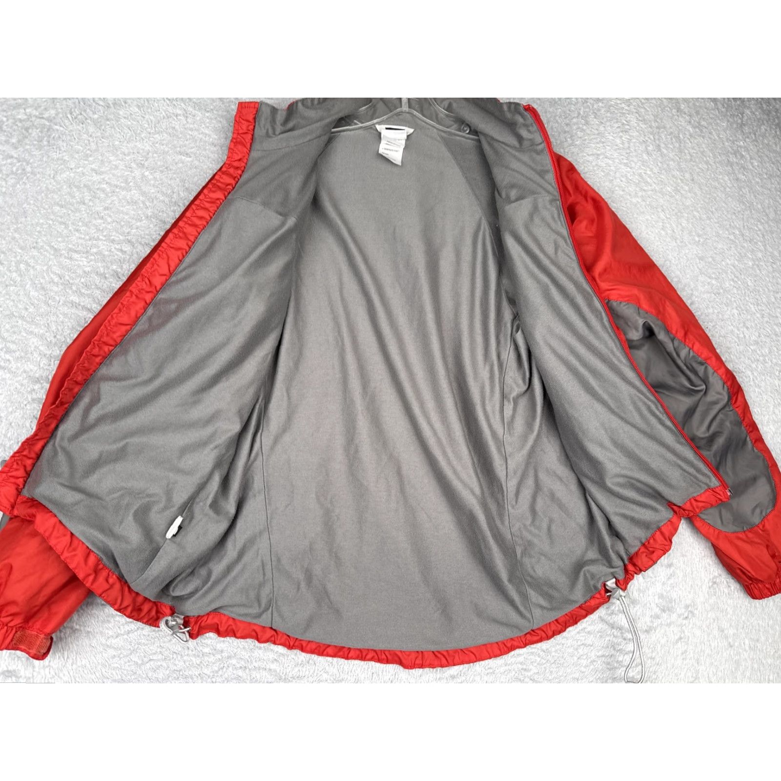 The North Face The North Face Jacket Women S Windbreaker Full Zip Lightweight Red Gray Stow Pocketed Logo Outdoor All Seasons Size S / US 4 / IT 40 - 2 Thumbnail