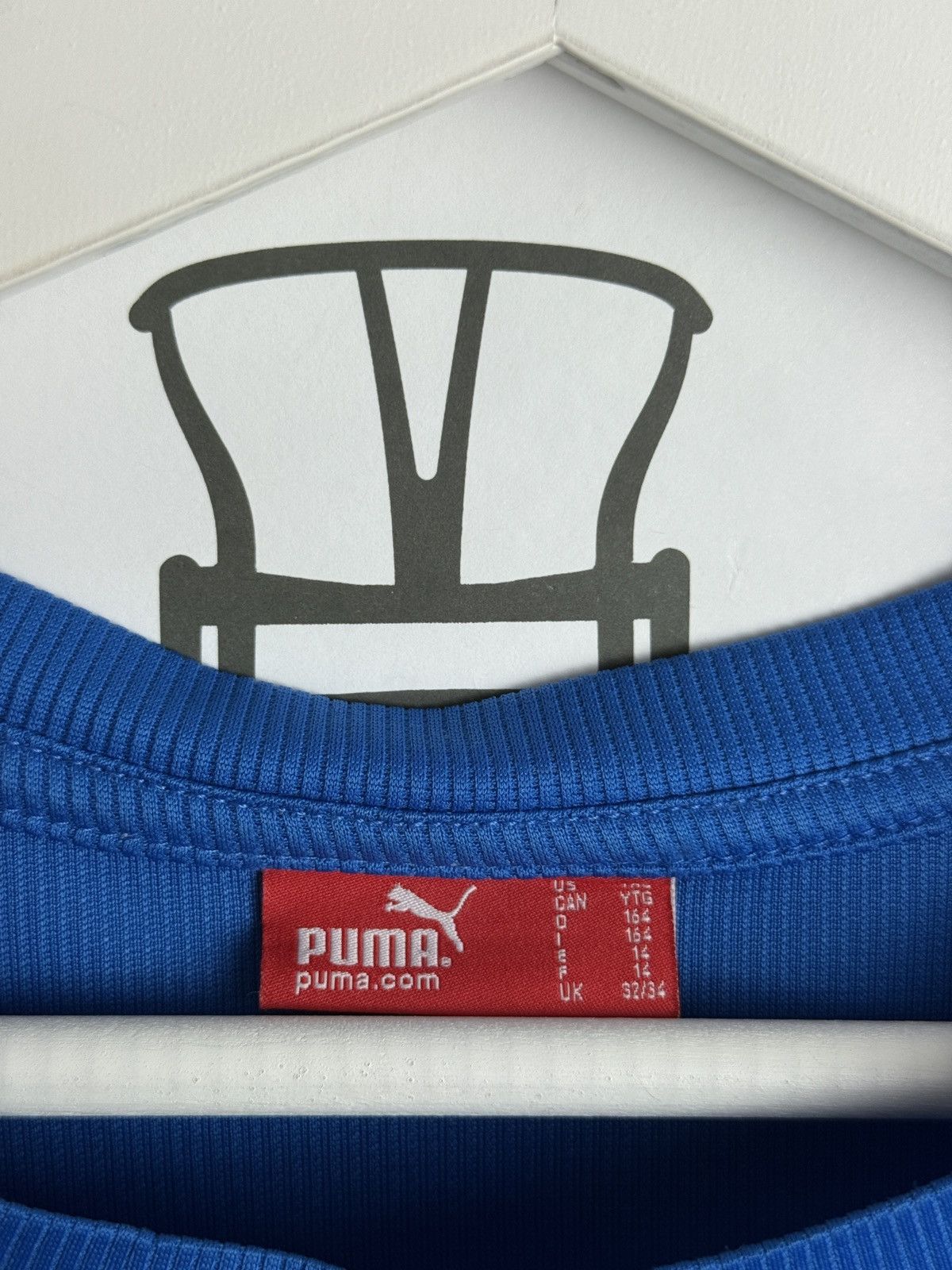 Puma Vintage y2k Puma italy blockcore style football jersey S rare Size US S / EU 44-46 / 1 - 3 Thumbnail