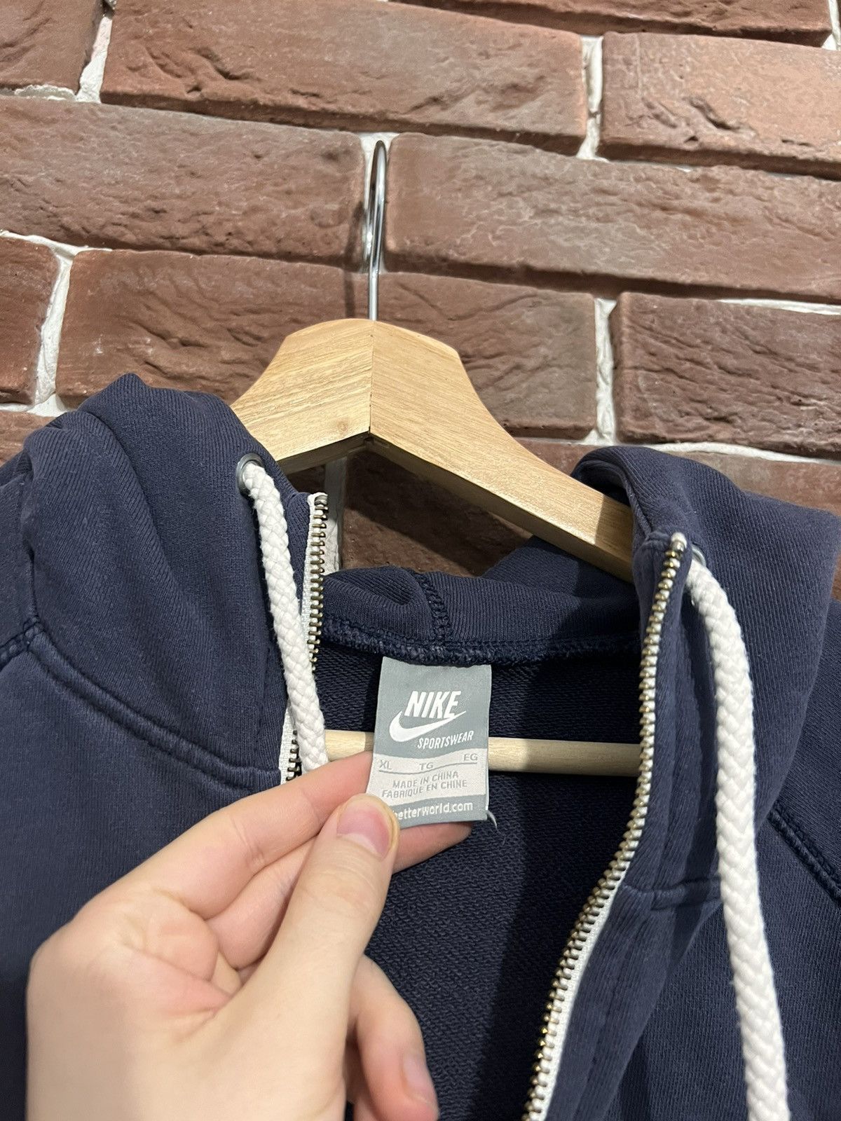 Nike RARE💥 Y2K VINTAGE NIKE Track Field ZIP HOODIE HYPE GRAIL Size US XL / EU 56 / 4 - 4 Thumbnail