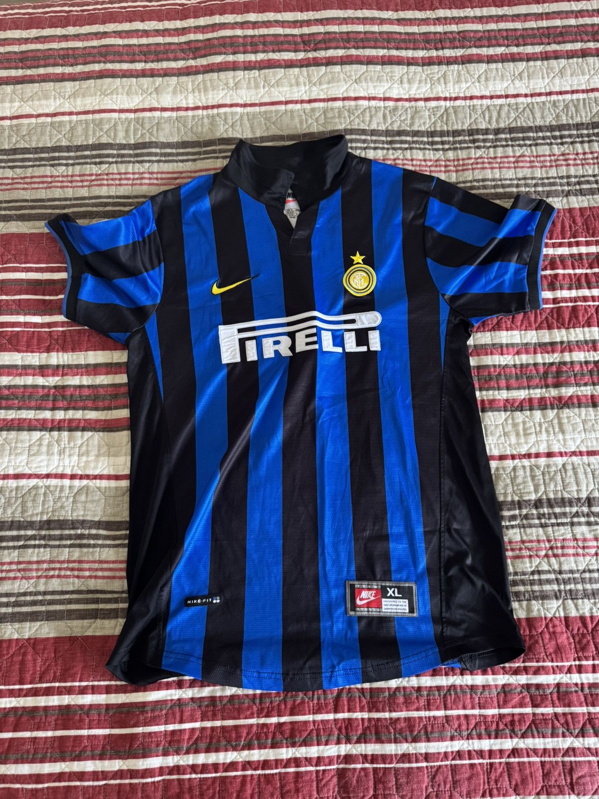 Nike Inter Milan “Ronaldo 9” 1998/99 Vintage Jersey Size US XL / EU 56 / 4 - 1 Thumbnail