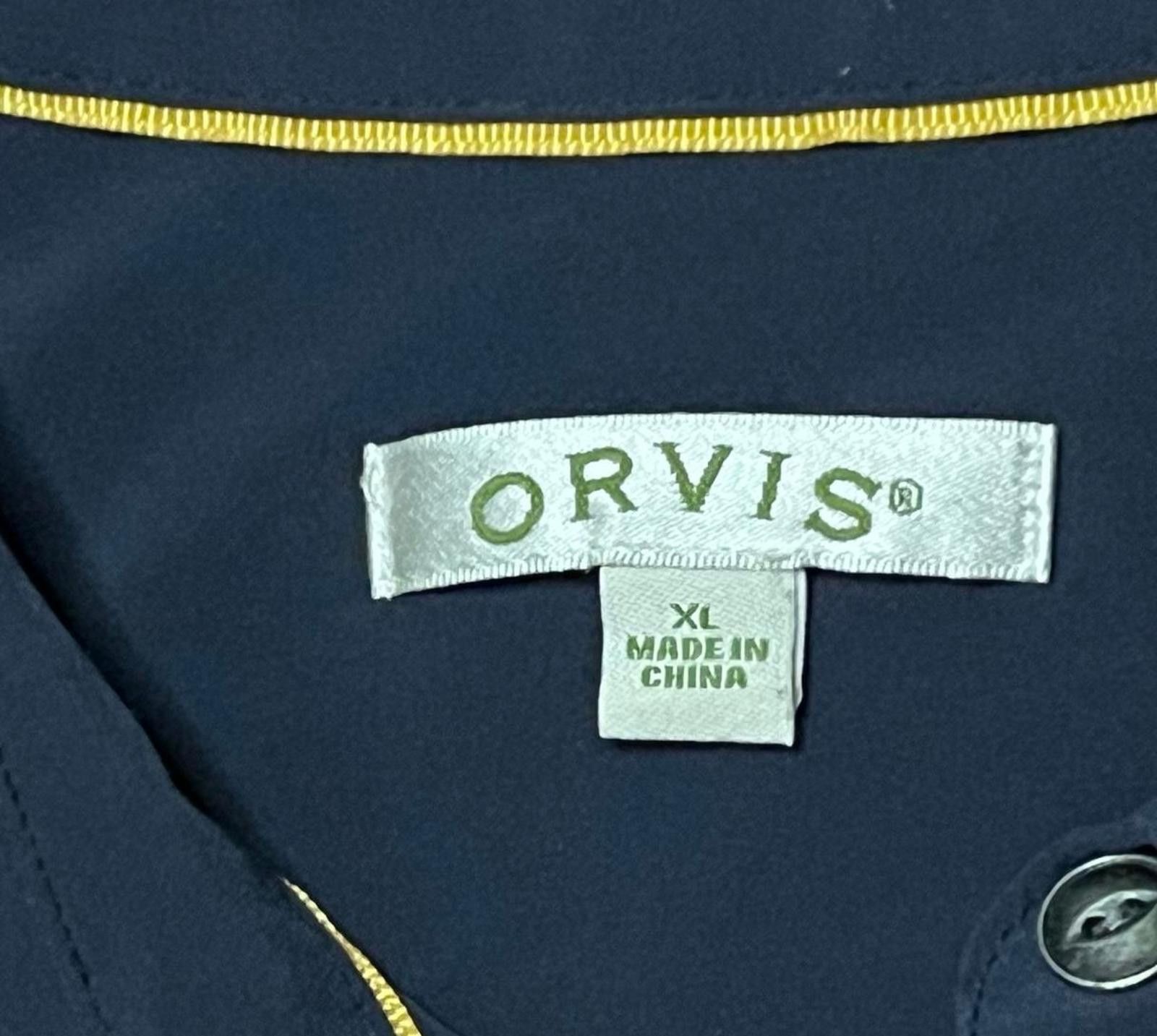 Orvis Orvis Navy Stretch Button Front Shirt XL Size US XL / EU 56 / 4 - 3 Thumbnail