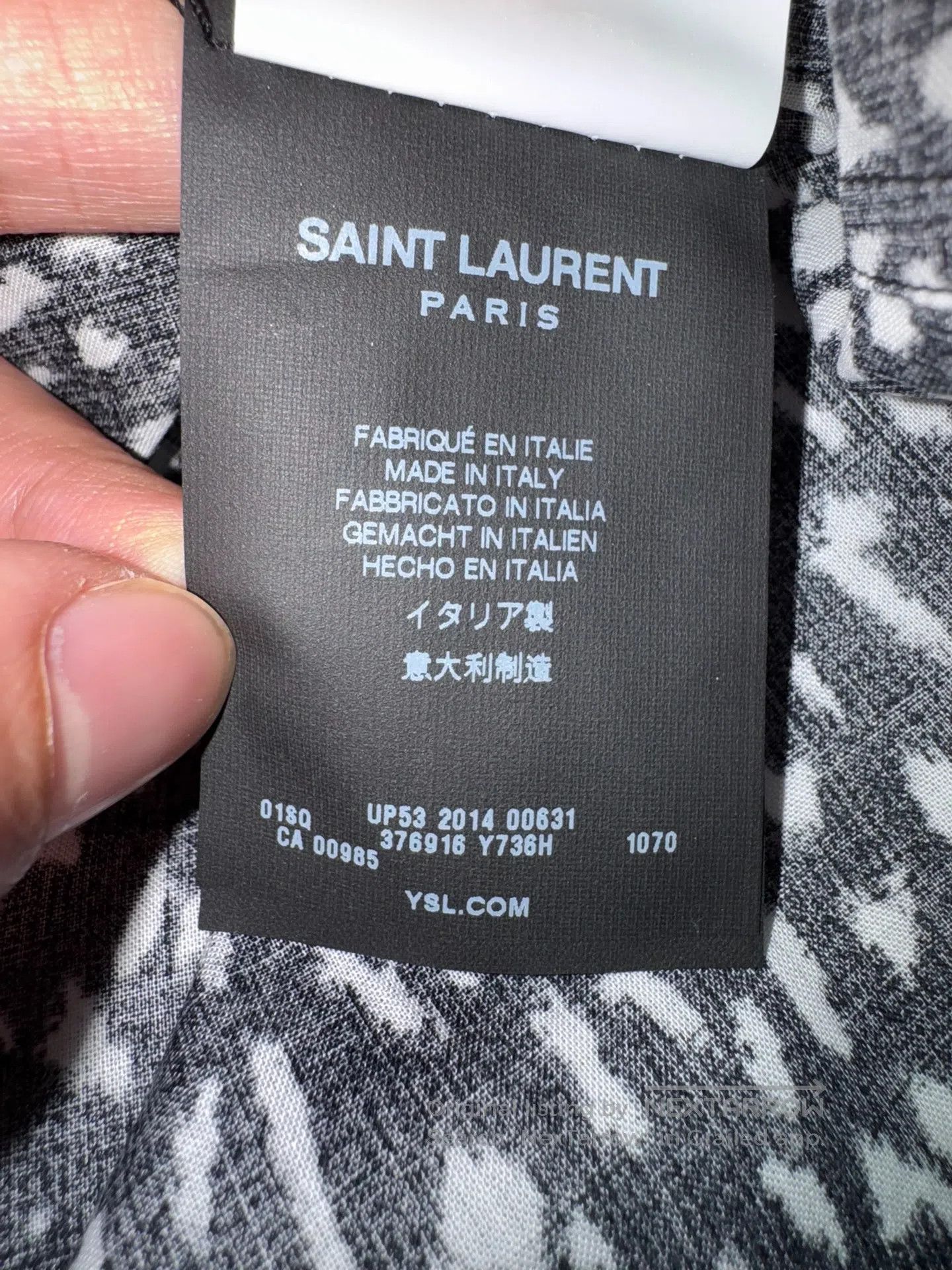 Saint Laurent Paris Saint Laurent Paris size 41 First-Year Leopard Print Shirt Size US S / EU 44-46 / 1 - 5 Thumbnail