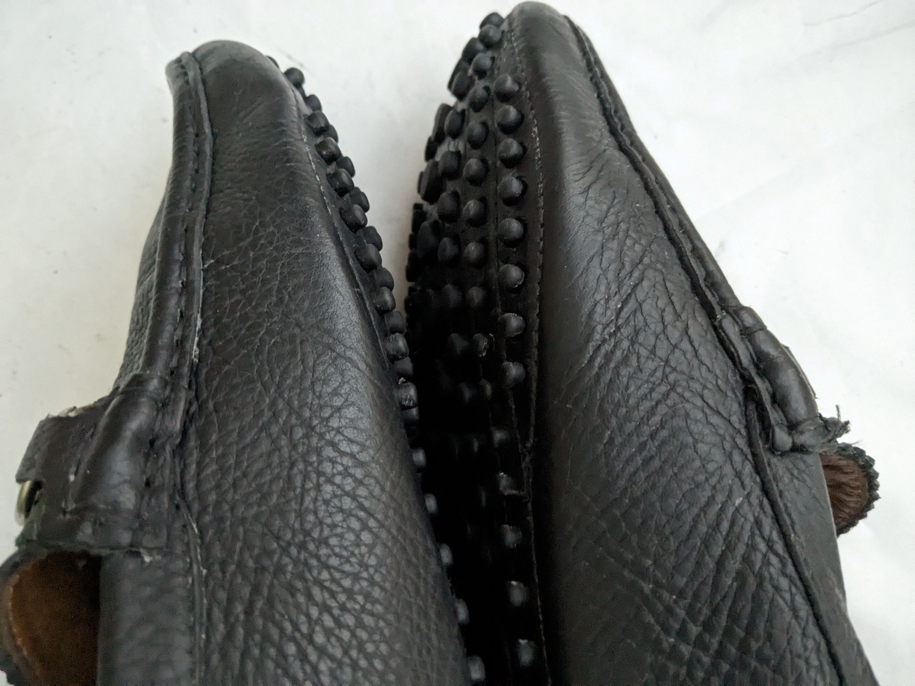 Gucci Gucci Horsebit Driving Loafers Black Leather 10.5 Slip On Size US 10.5 / EU 43-44 - 11 Thumbnail