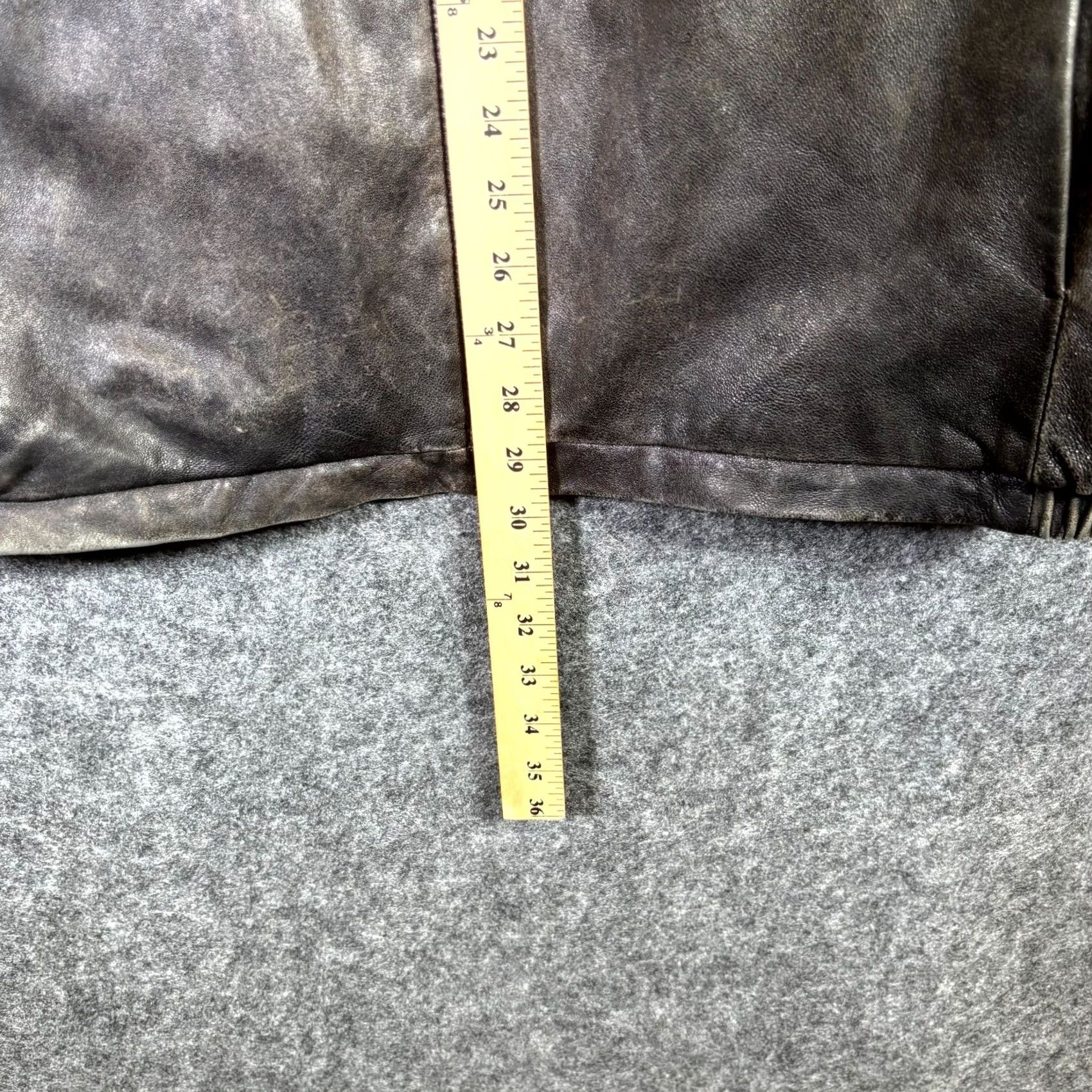 Vintage Wilsons Leather Jacket Mens XL Black Lined Full Zip Grunge Punk Motorcycle Biker Size US XL / EU 56 / 4 - 5 Thumbnail