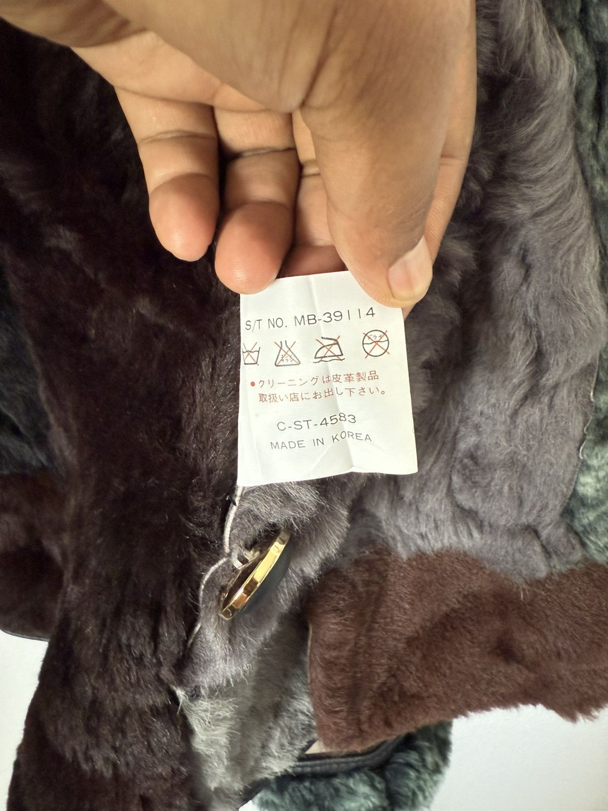 Kadoya MULTI COLOUR SHEEP LEATHER SOFT WITH SHERPA JACKET Size M / US 6-8 / IT 42-44 - 10 Thumbnail