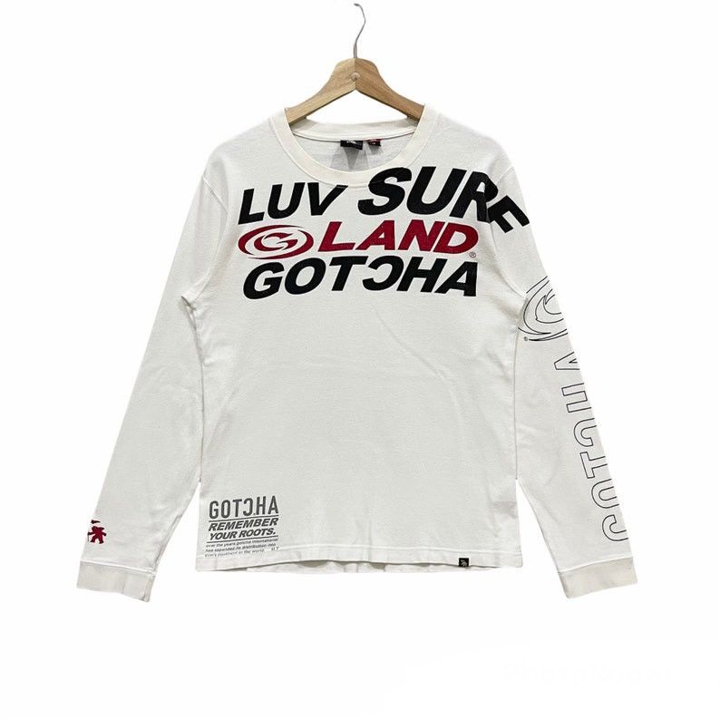 Gotcha × Vintage Vintage Gotcha Surf Style Spell Out Sweatshirt Size US M / EU 48-50 / 2 - 2 Thumbnail