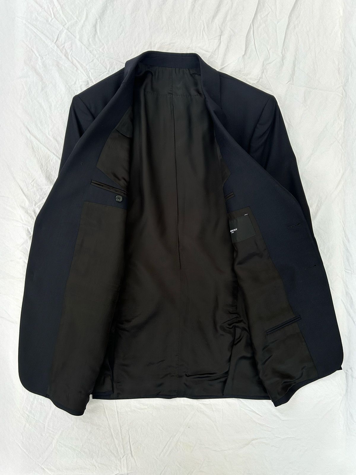 Givenchy Givenchy Navy Glen Check Suit in Wool - size 50 Size 50R - 2 Thumbnail