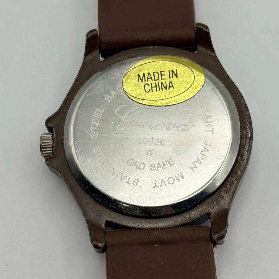 Geneva Silver & Brown Geneva Watch Size ONE SIZE - 5 Thumbnail