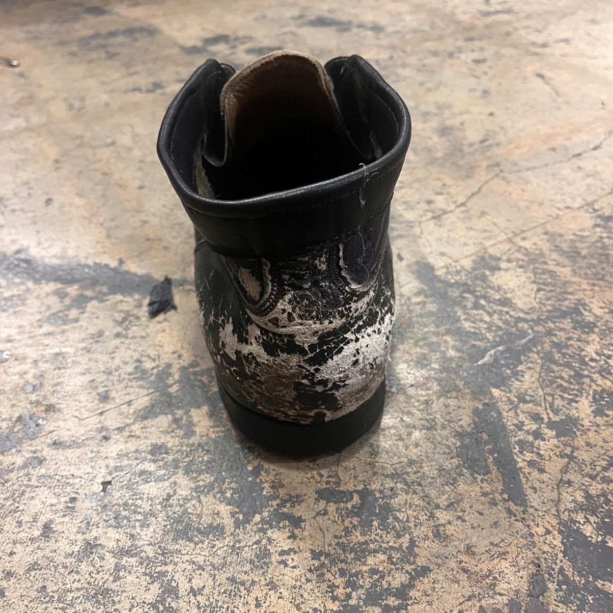 Vintage 1940’s Patina’d Vintage Boots Size US 12 / EU 45 - 5 Thumbnail
