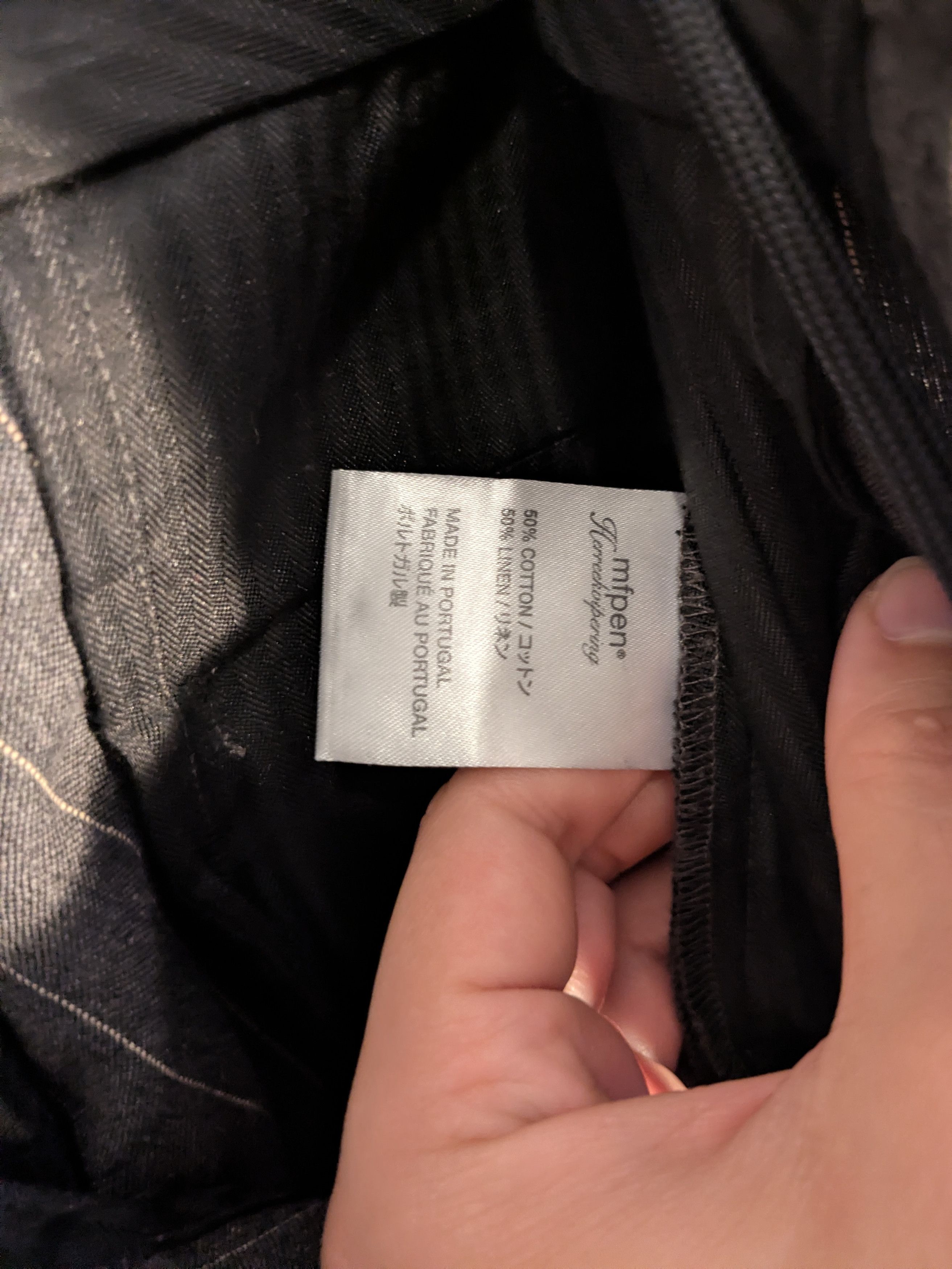 Mfpen Deadstock pinstripe cotton/linen pants Size US 34 / EU 50 - 5 Thumbnail