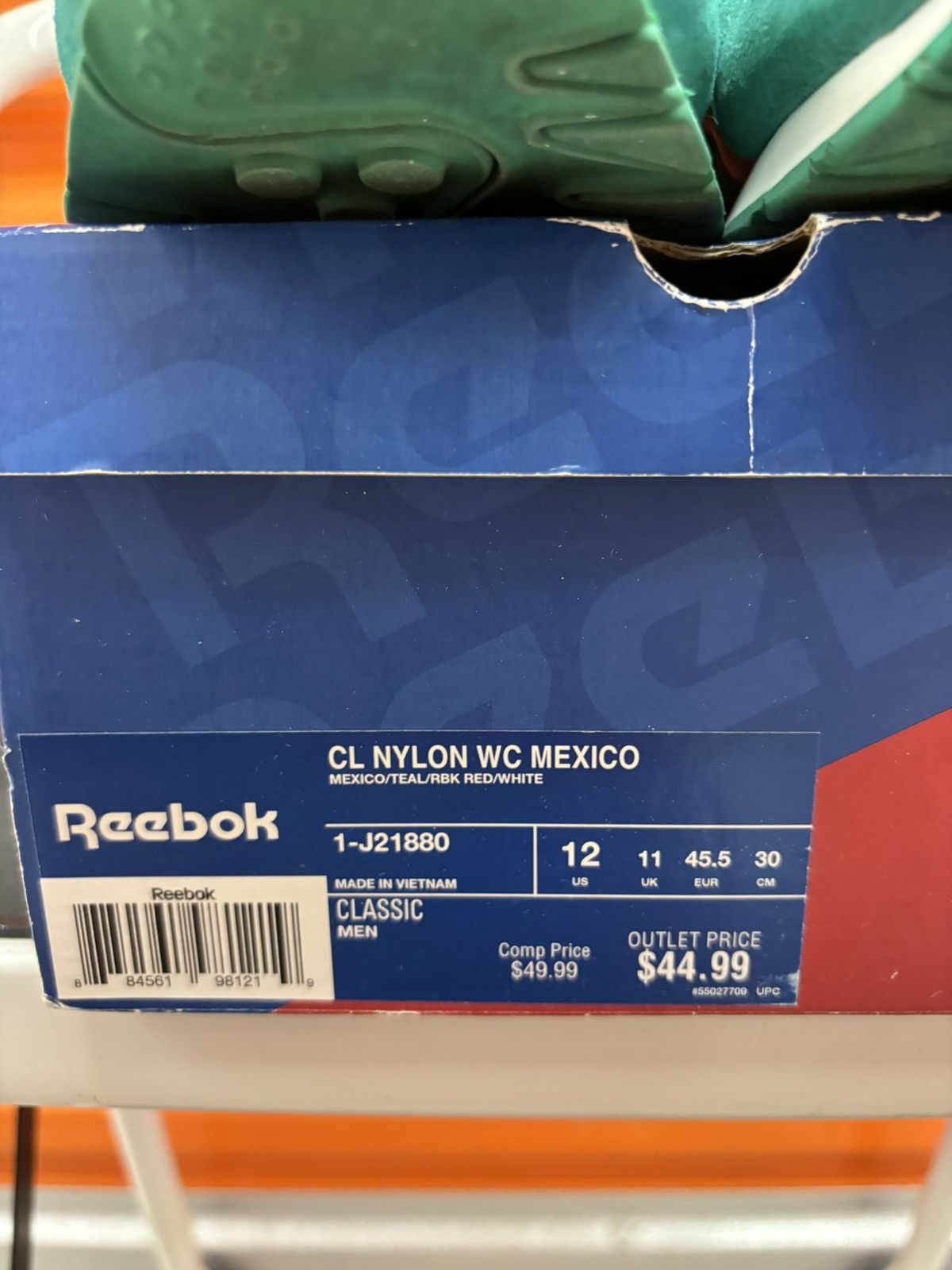 Reebok ***FINAL DROP***RARE 00s REEBOK NYLON MEXICO CLASSIC SHOE 12 Size US 12 / EU 45 - 2 Thumbnail