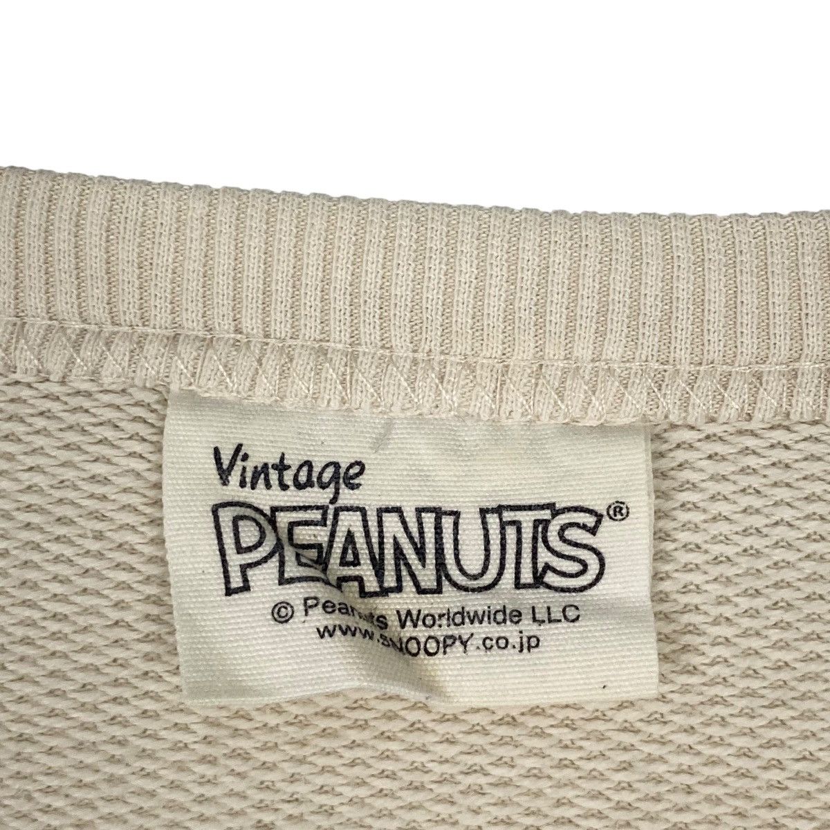 Other Vintage Peanuts Snoopy Printed Crewneck Sweatshirt Beige Size US L / EU 52-54 / 3 - 6 Thumbnail