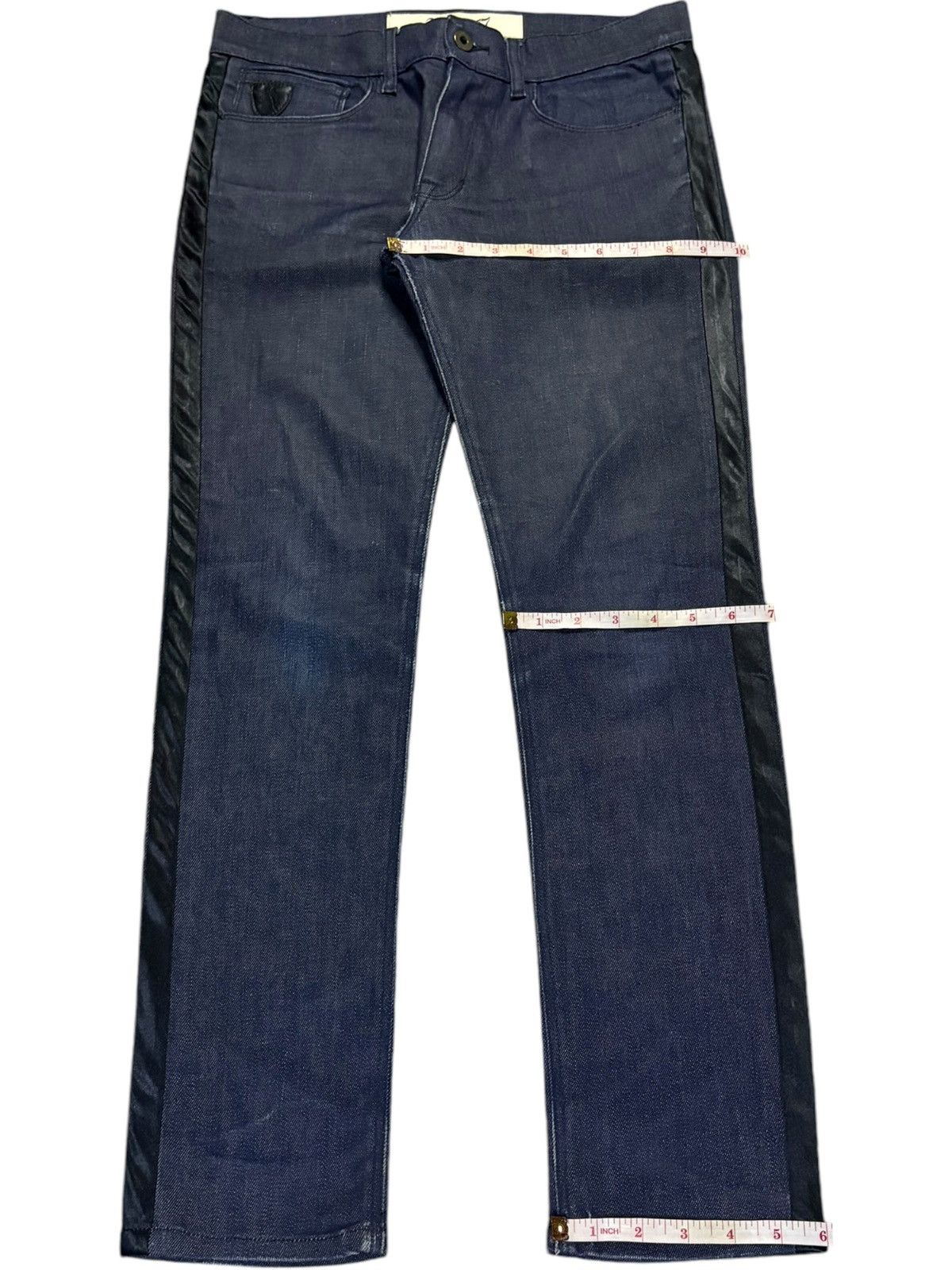 Japanese Brand Vintage April 77 Waxed Denim Size 30" / US 8 / IT 44 - 15 Thumbnail