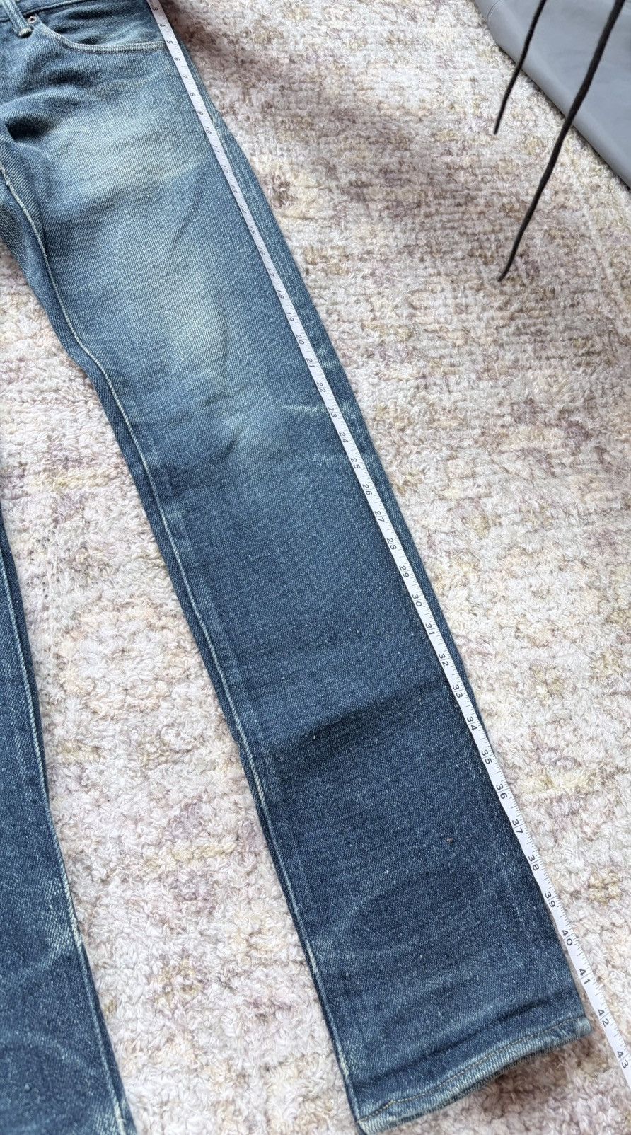 Oni Heavily Worn ONI Selvedge Denim : Pink Selvedge ID Size US 29 - 9 Thumbnail
