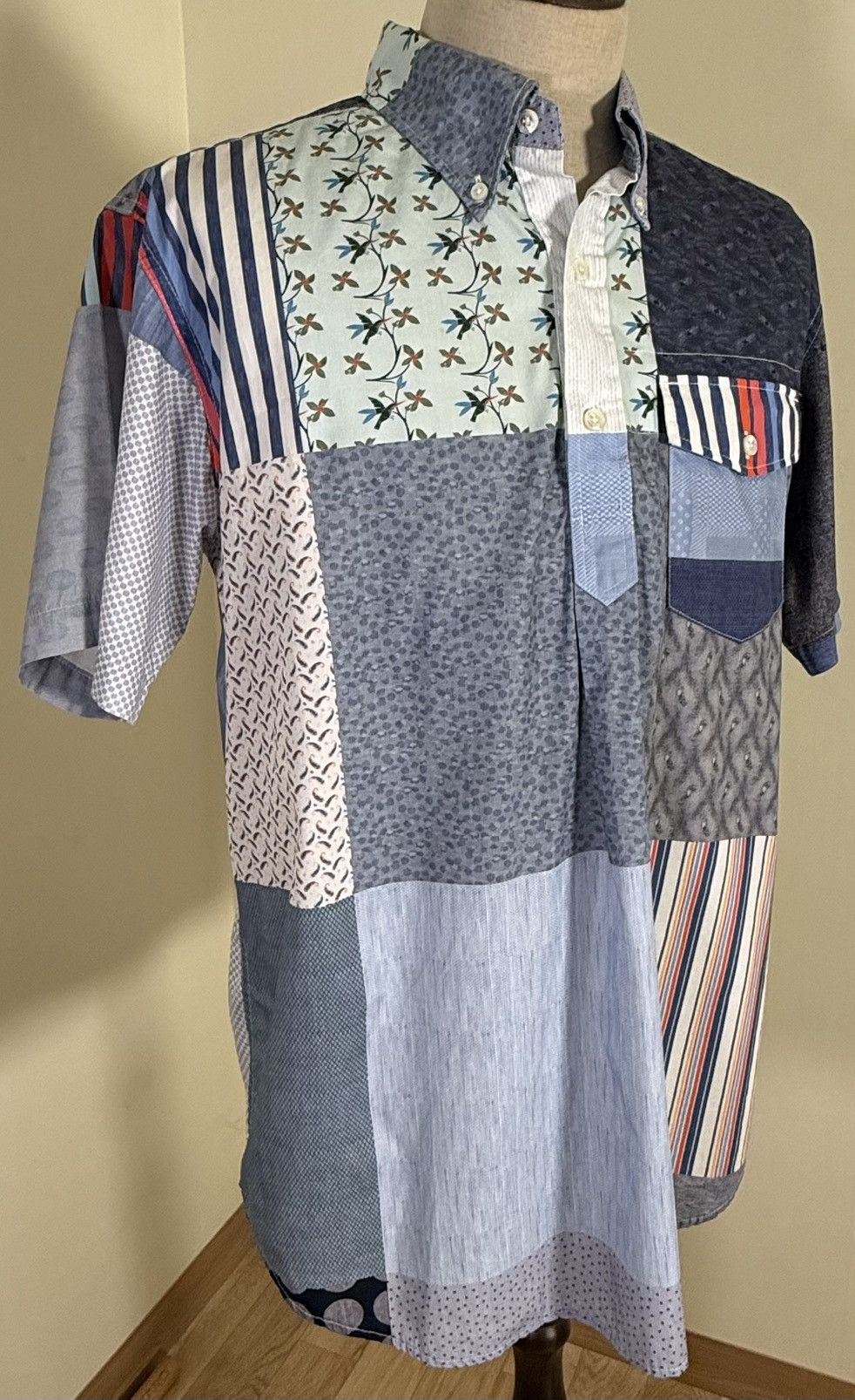 Engineered Garments Engineered Garments Patchwork Short Sleeve Shirt (USA) – M Size US M / EU 48-50 / 2 - 4 Thumbnail