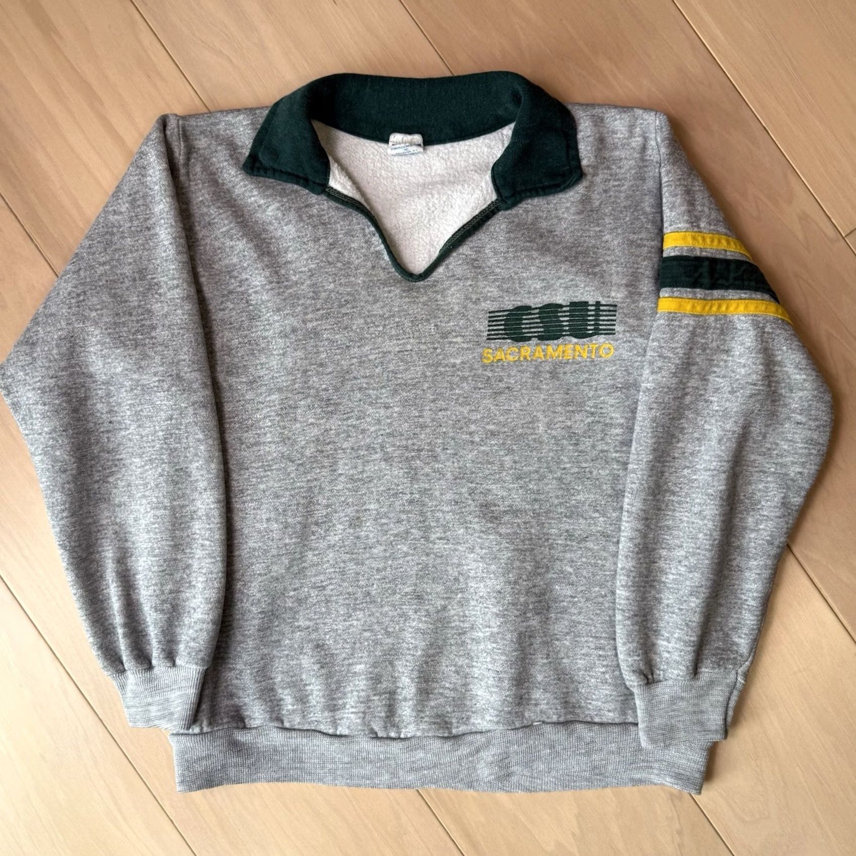 Champion VINTAGE Champion California State University Sweatshirt Shirt Adult Medium Gray 80s College University 90s City American Men Size US M / EU 48-50 / 2 - 3 Thumbnail