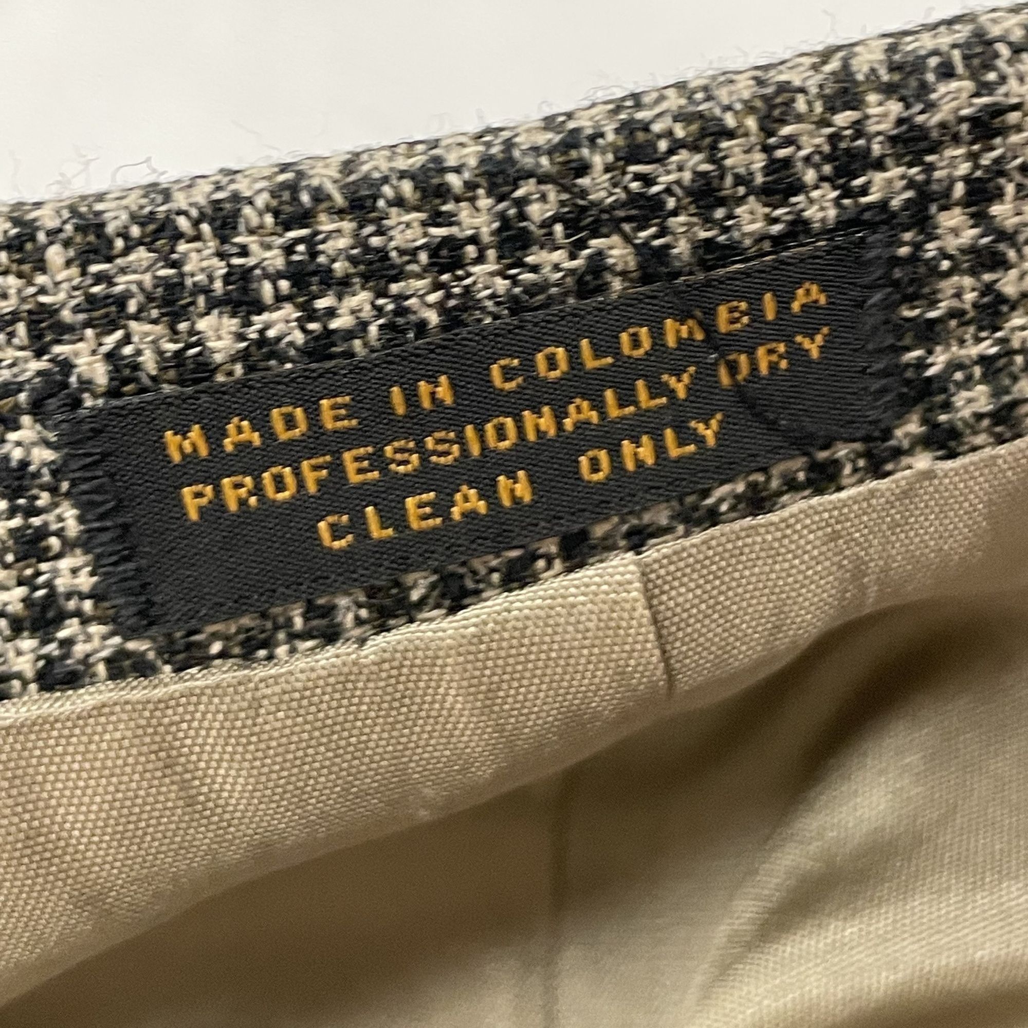 Robert Stock Robert Stock Black Gold Sport Coat CHECK Silk Wool Jacket Size 42L - 11 Thumbnail