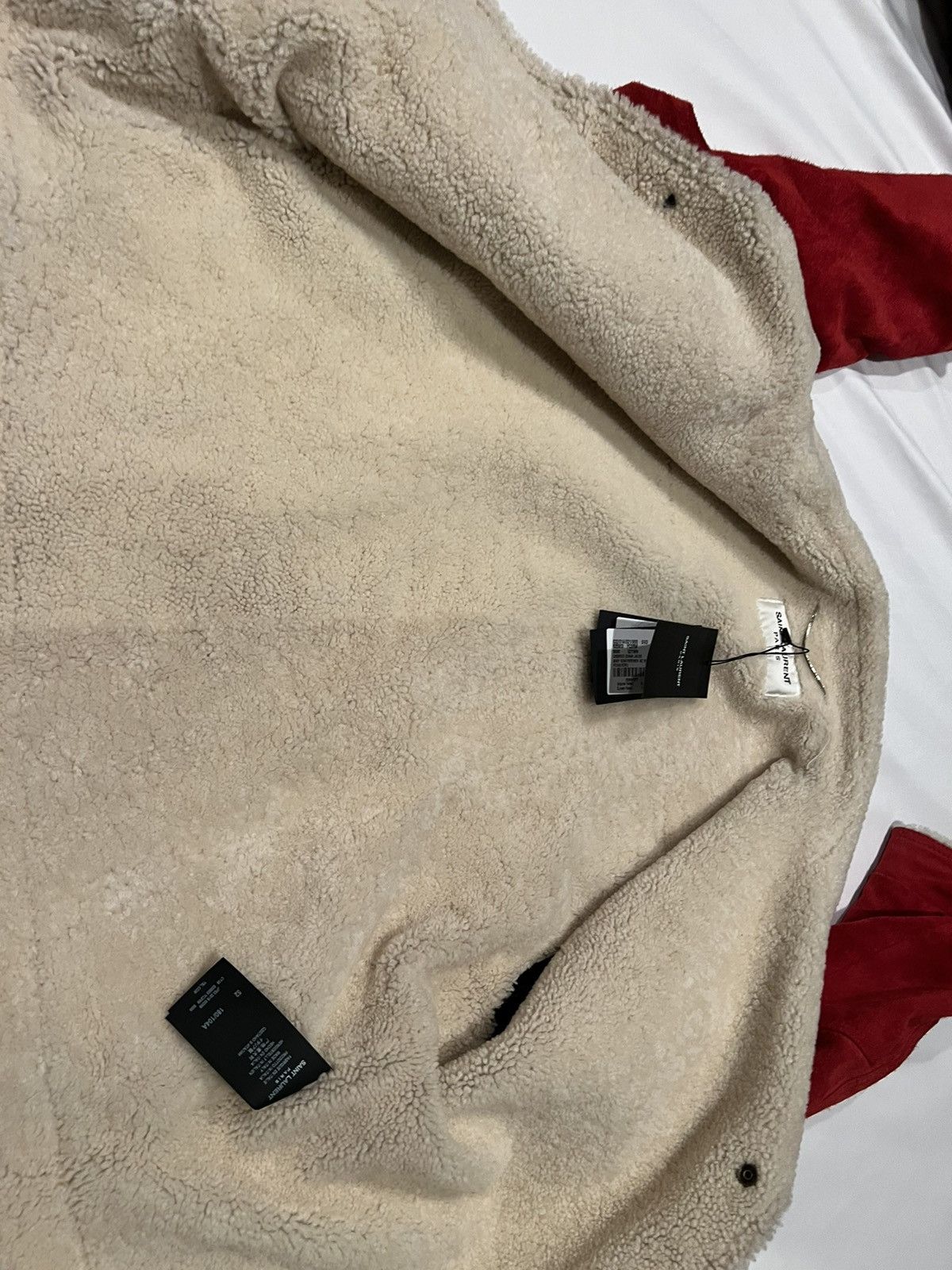 Saint Laurent Paris Saint Laurent men’s suede shearling jacket. 52/L. $5900 Size US L / EU 52-54 / 3 - 14 Thumbnail